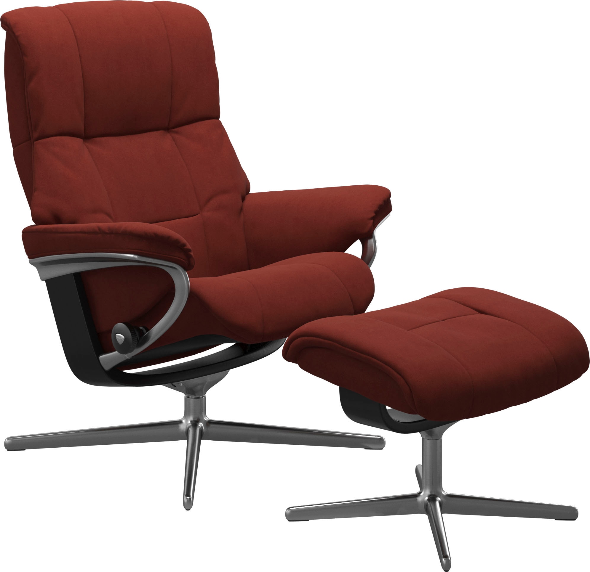 Stressless® Fußhocker »Mayfair« mit Cross Base, Größe S, M & L, Holzakzent Schwarz