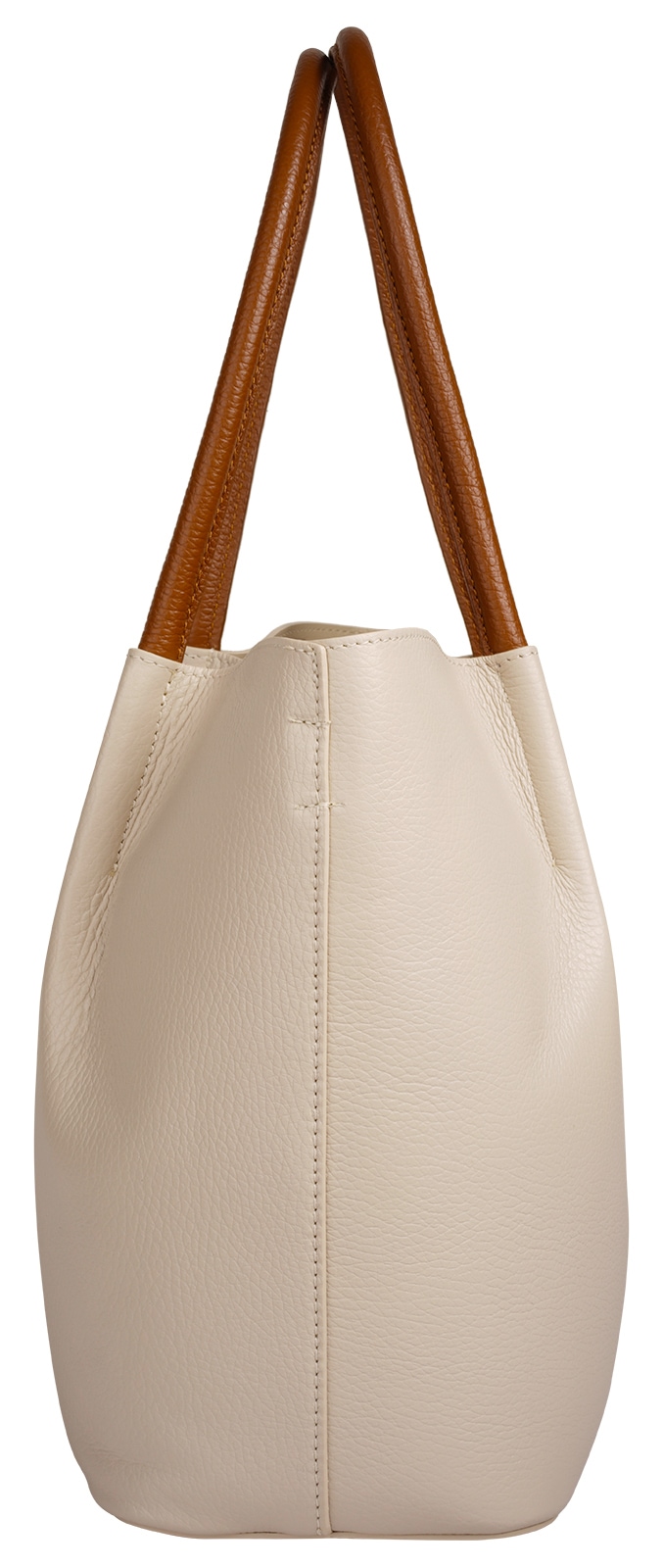 Samantha Look Henkeltasche echt Leder, Made in Italy