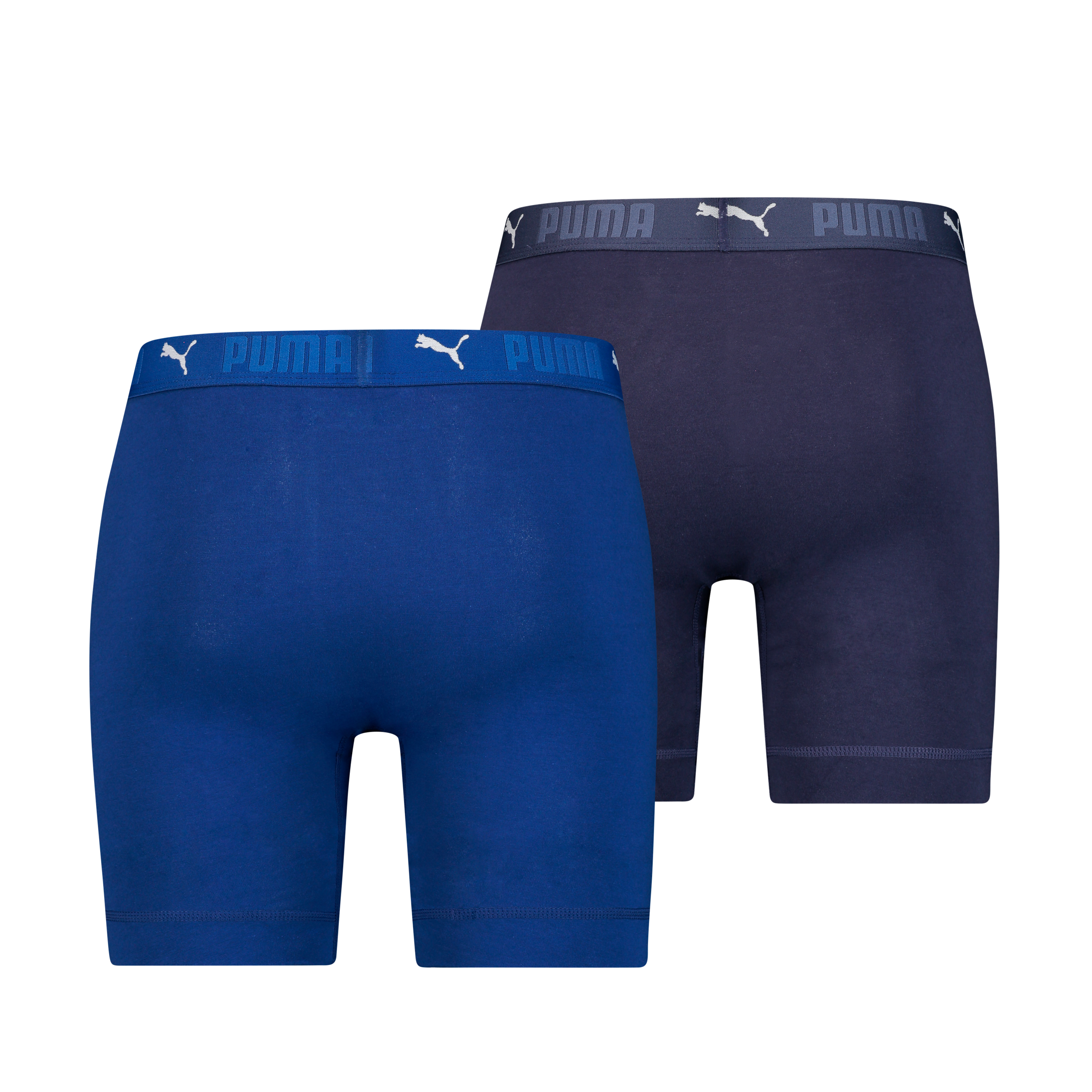 PUMA Boxershorts »PUMA MEN SPORT COTTON LONG BOXERS 2P«, (Packung, 2er Pack), mit Markenschriftzug im Bund
