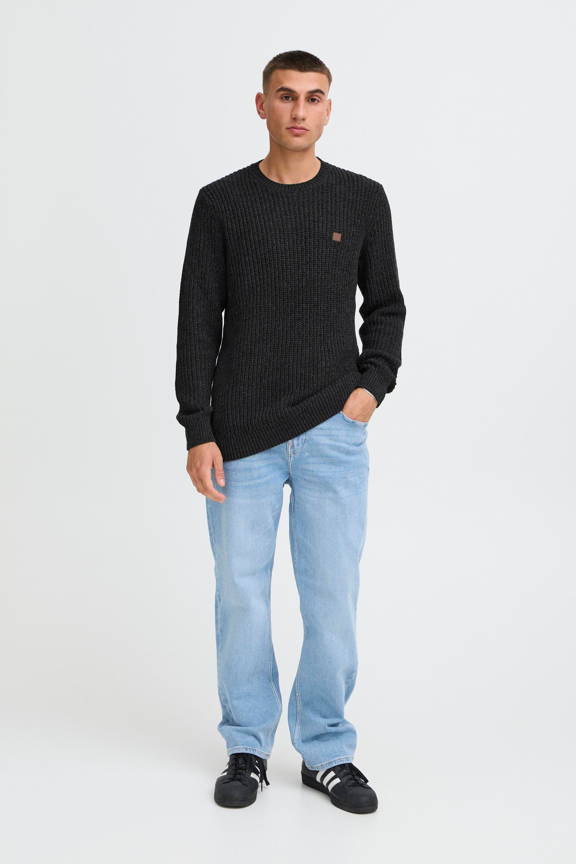 !Solid Strickfleece-Pullover »Strickpullover SDRICKY«