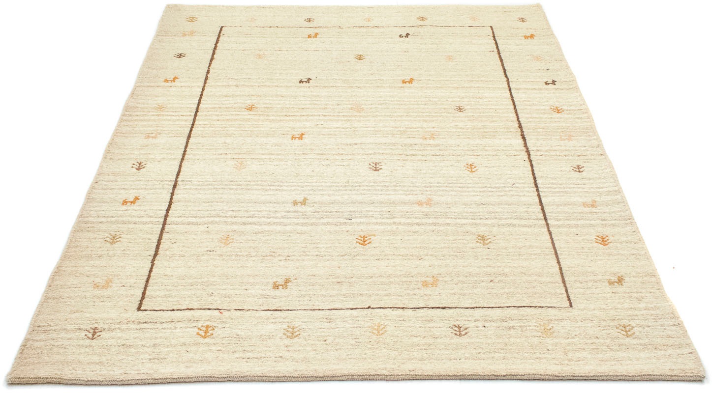 morgenland Wollteppich »Gabbeh Teppich handgeknüpft beige«, rechteckig,  handgeknüpft kaufen bei OTTO