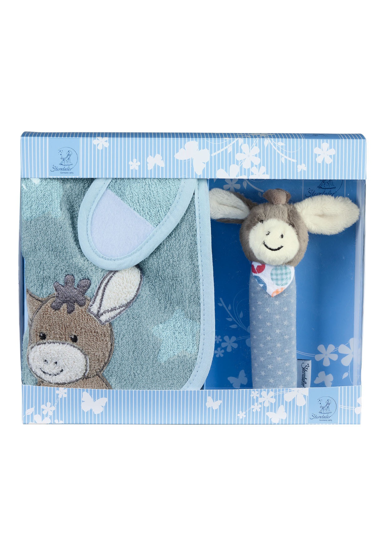 Sterntaler® Schnuffeltuch »Geschenk-Set ESEL Emmi«