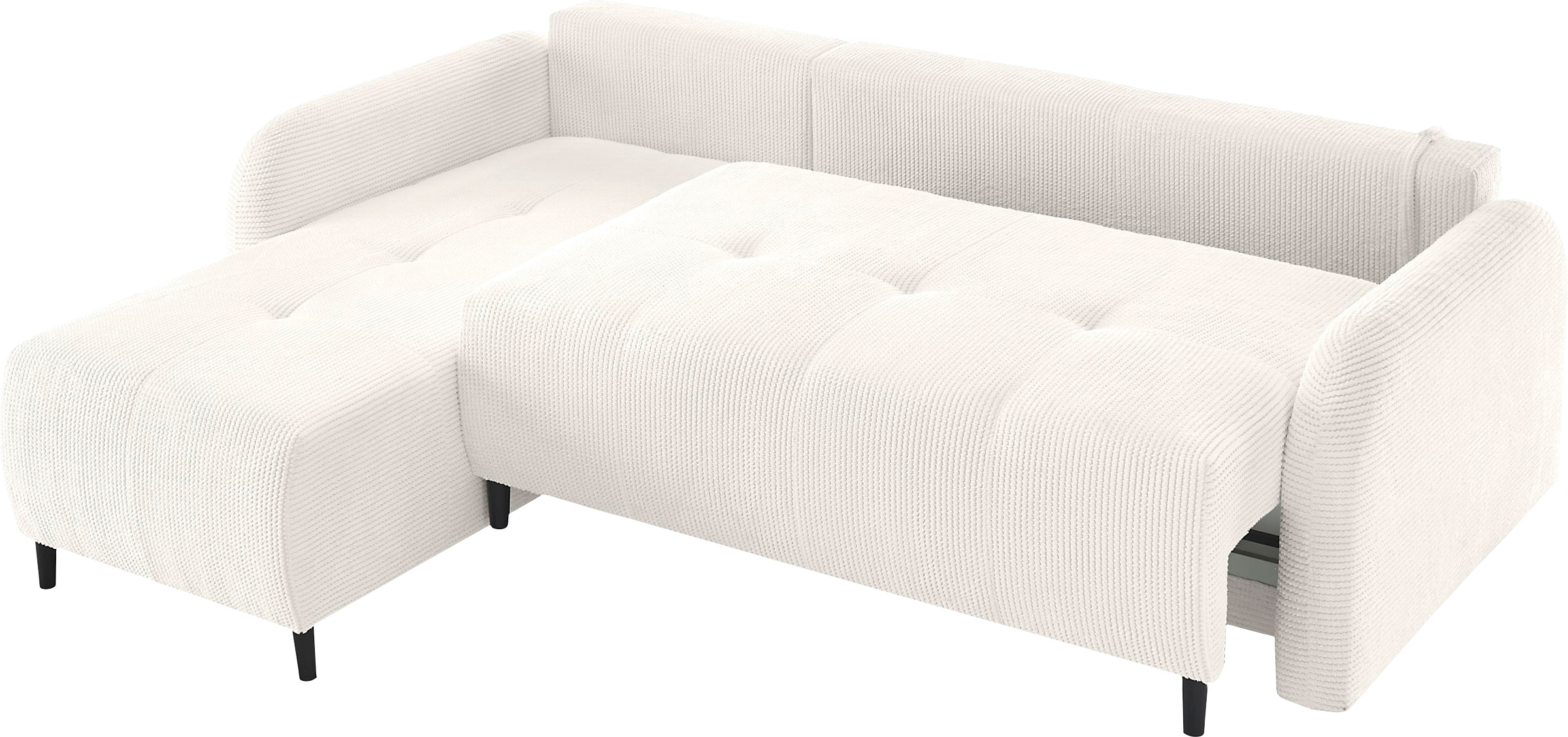 Leonique Ecksofa »BLAISE«, mit Bett-Funktion (Liegefläche 140/200 cm), Zier- und Rückenkissen