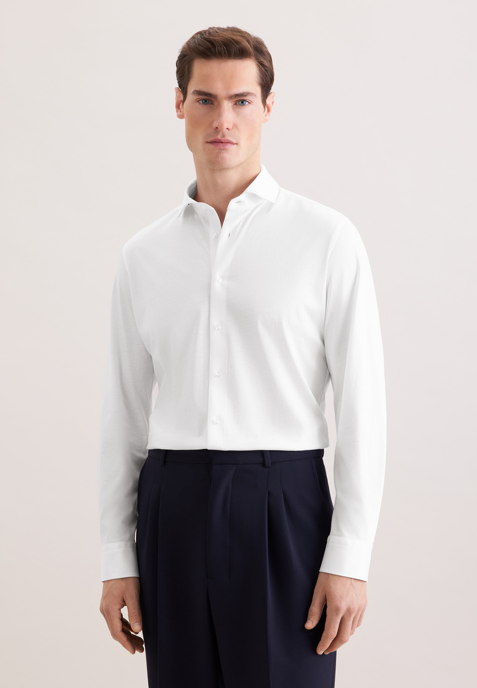 seidensticker Businesshemd »Schwarze Rose« Slim 1/1 Kentkragen Uni