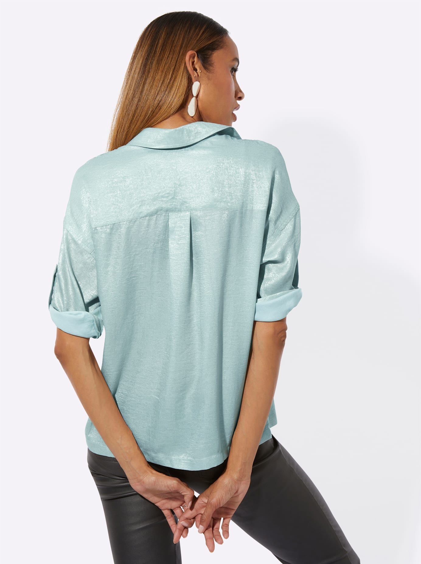 creation L Satinbluse