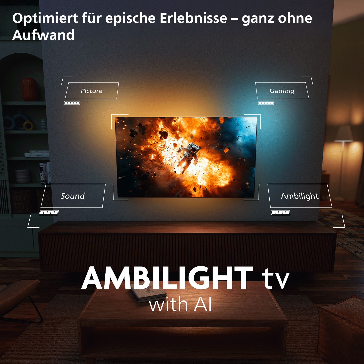 Philips LED-Fernseher »55PUS8001/12« 139 cm/55 ″ Smart-TV