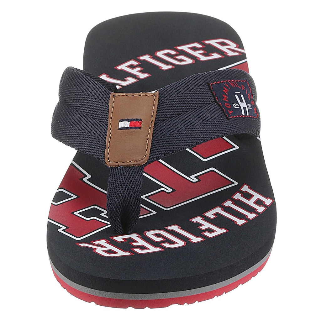 Tommy Hilfiger Zehentrenner »ESSENTIAL TH BEACH SANDAL«