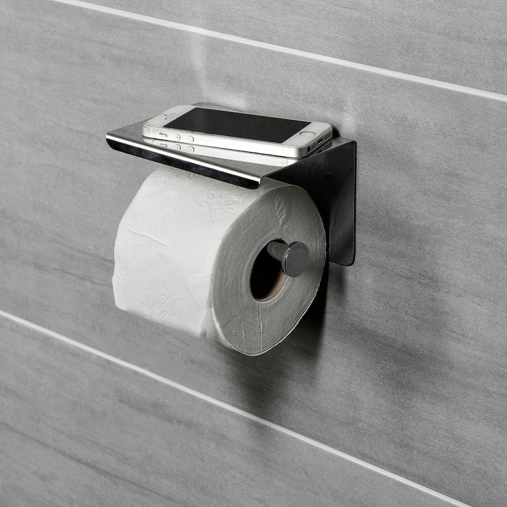 CORNAT Toilettenpapierhalter »Mit Ablage«