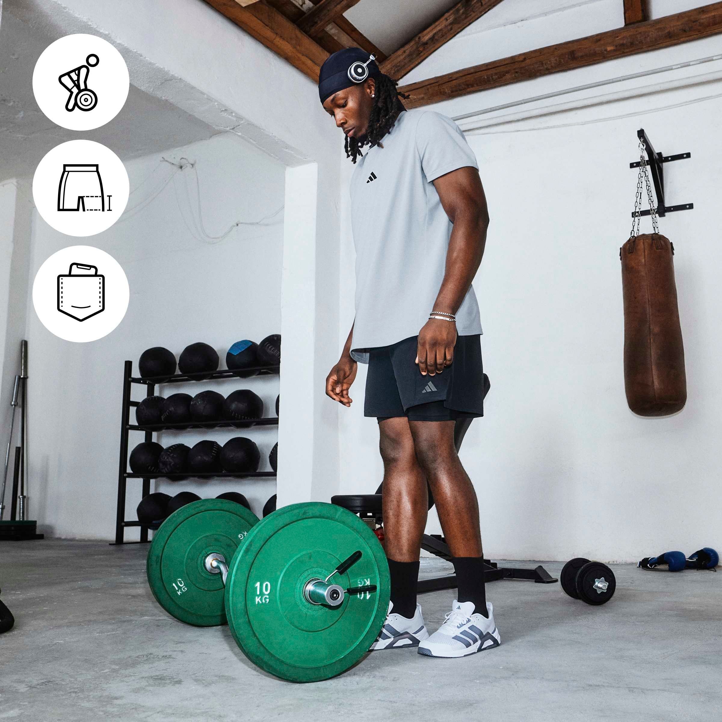 adidas Performance Shorts »D4T 2IN1 SHORTS«