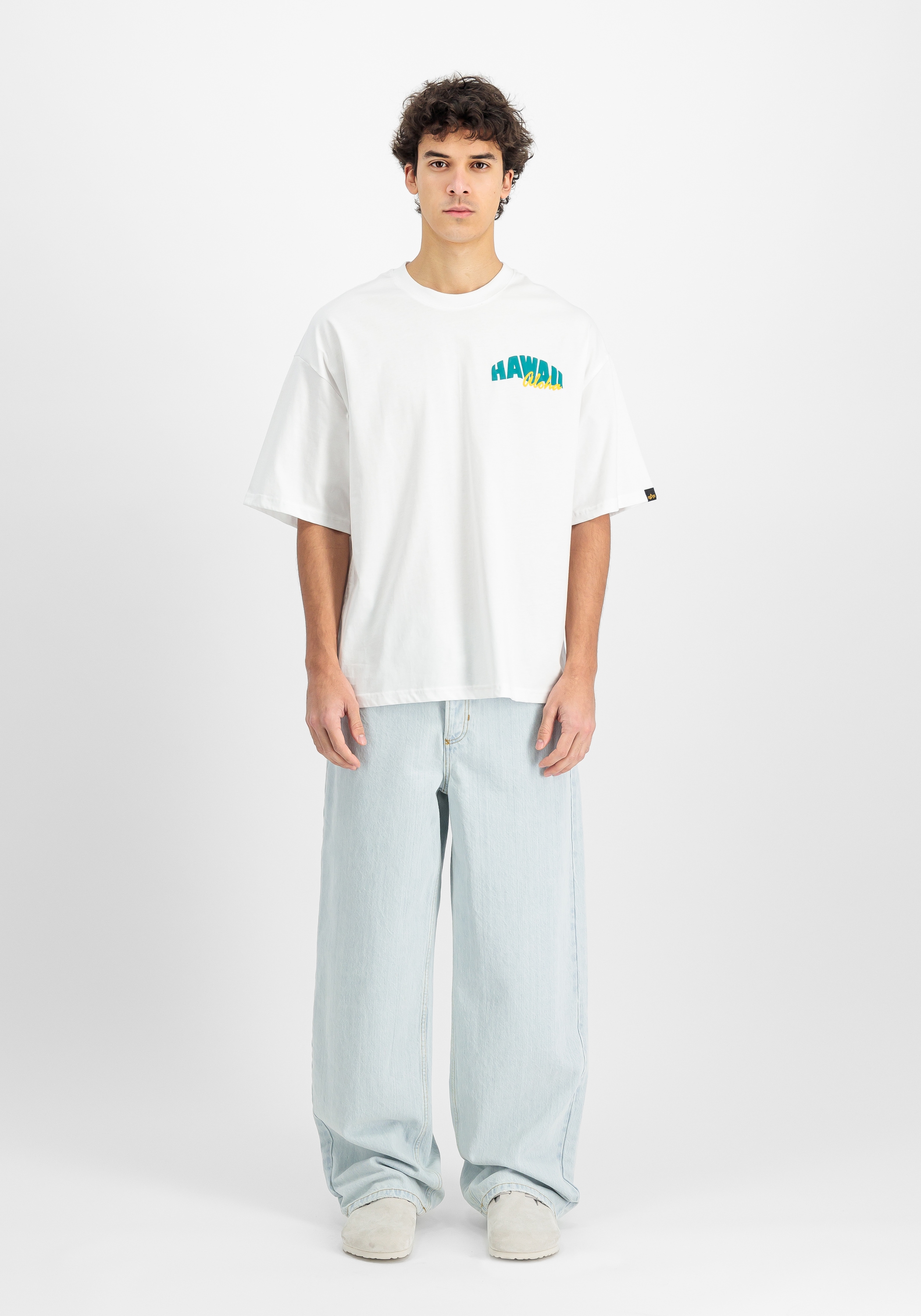 Alpha Industries T-Shirt »Hawaii Aloha Backprint T-Shirt«
