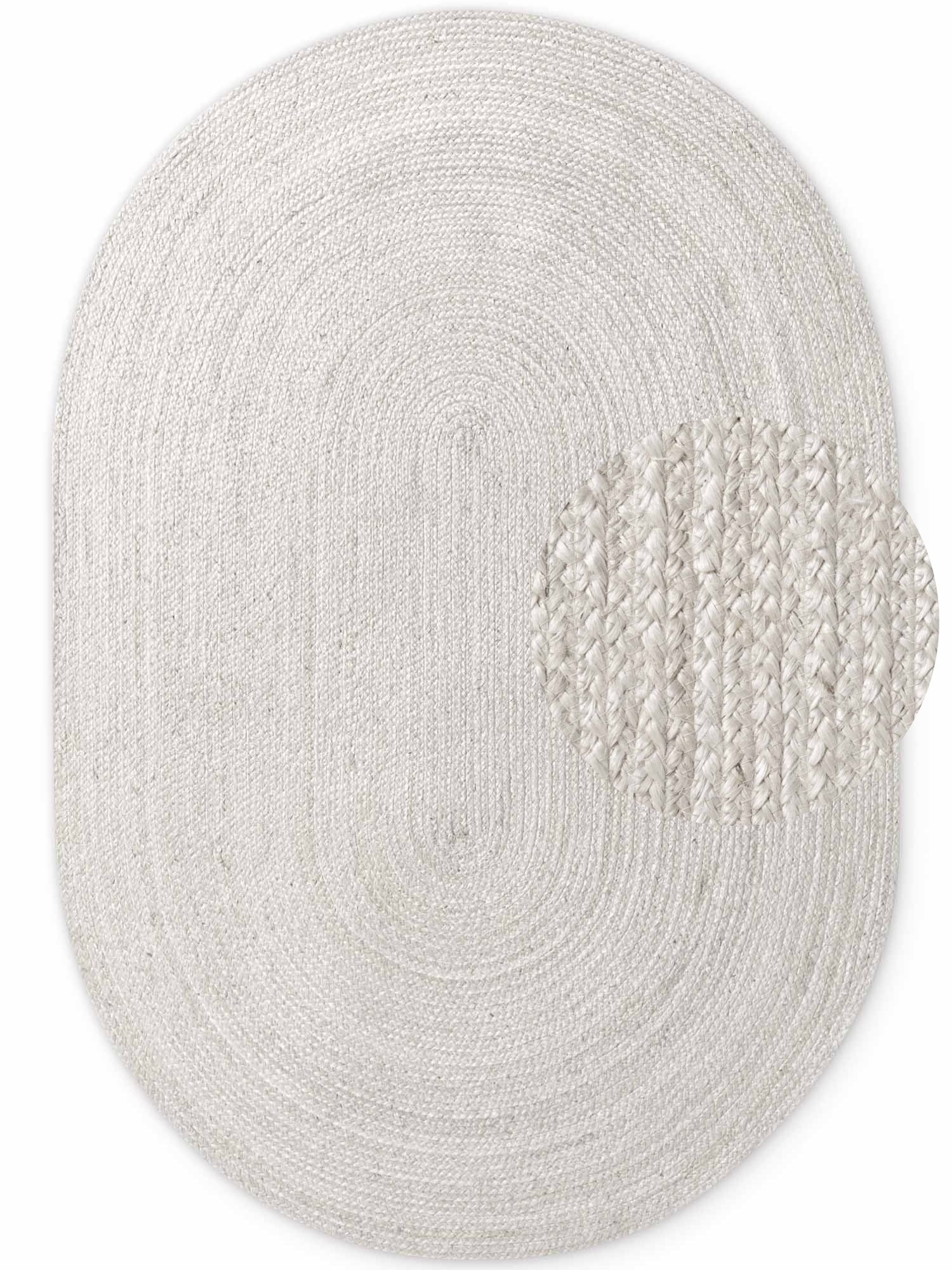HANSE Home Teppich »Rangpur Juteteppich« oval 10 mm Höhe Handgewebt, 100% Jute , Natur, Wohnzimmer, Flur, Boho, Skandi