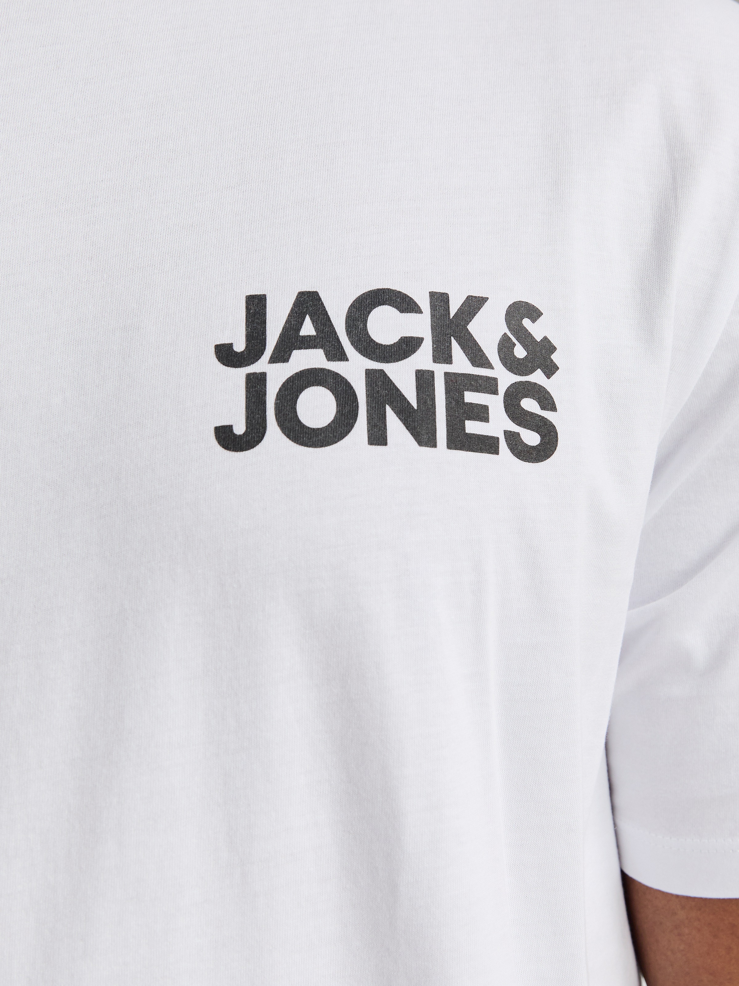 Jack & Jones PlusSize Rundhalsshirt »JJECORP LOGO TEE SS O-NECK NOOS PLS« Baumwolle, regular fit