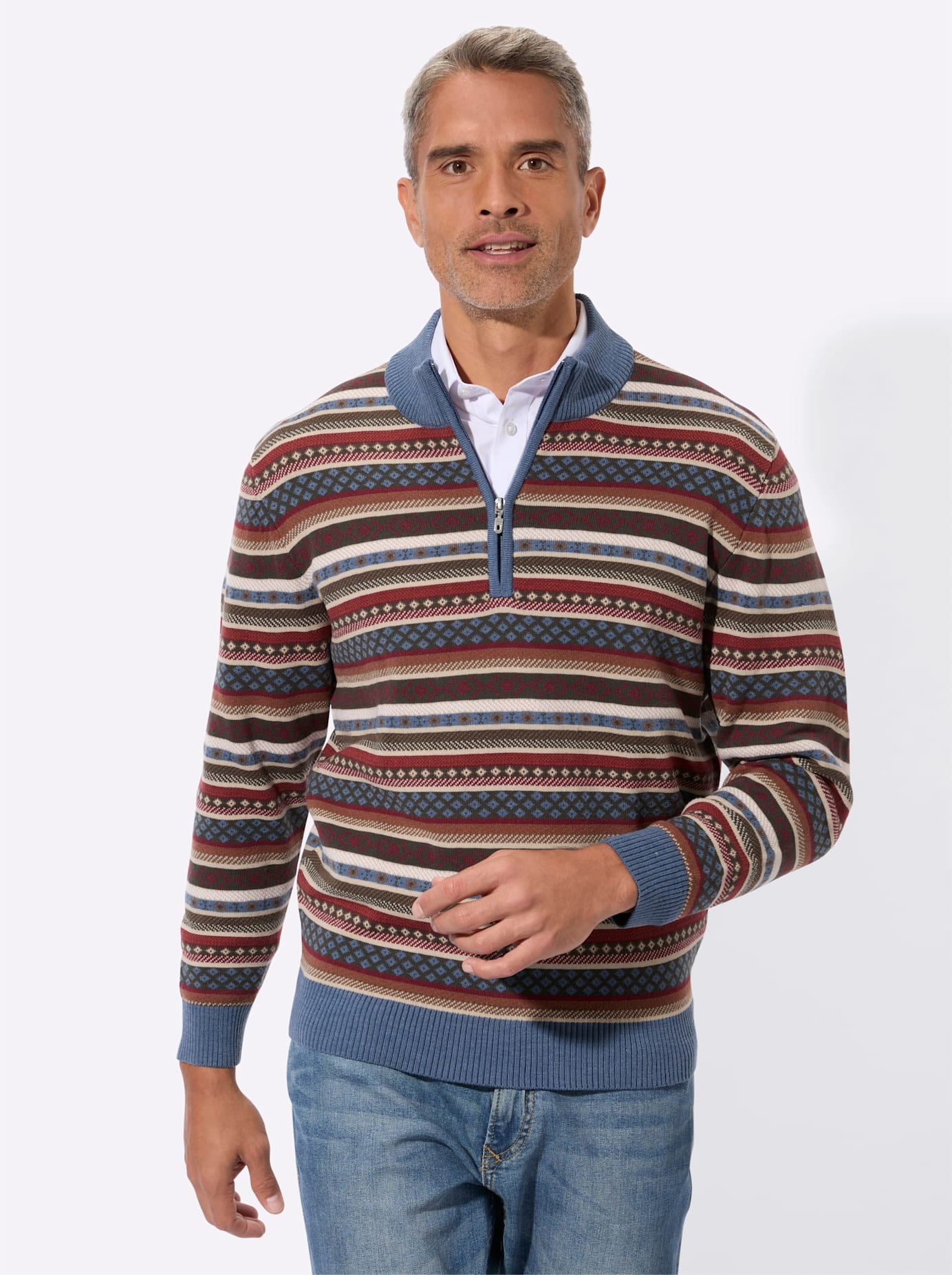 Classic Stehkragenpullover »Pullover«