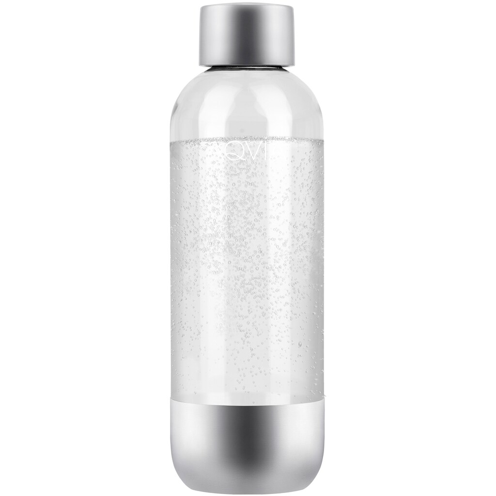 AQVIA Wassersprudler Flasche, (1 tlg.), PET, Inhalt 1000 ml