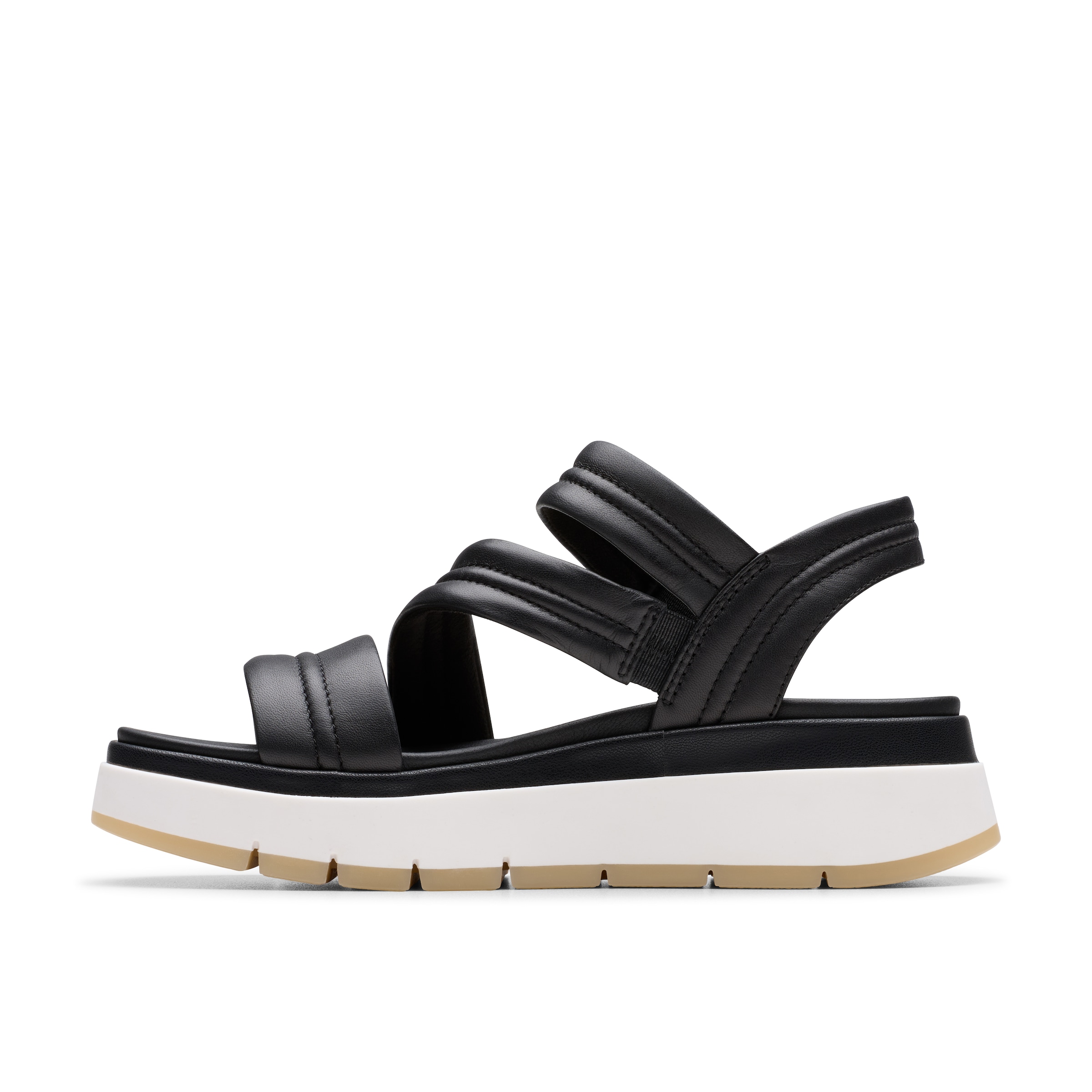 Clarks Sandale »Tuscan Strap«, Sandalette, Flats, Sommerschuh mit Plateausohle