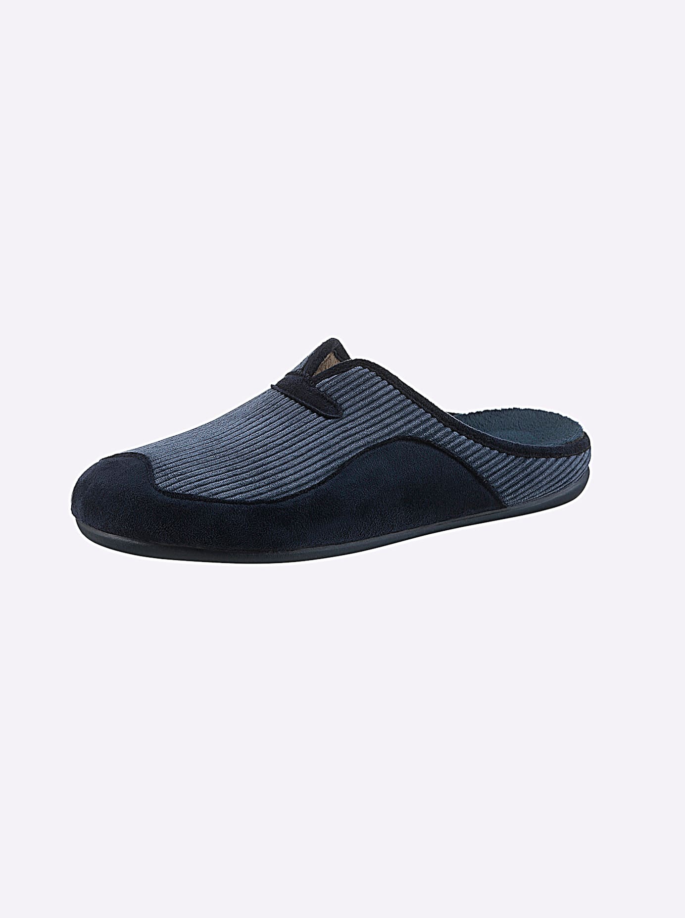 Classic Damen Pantoffel in blau, Größe 45
