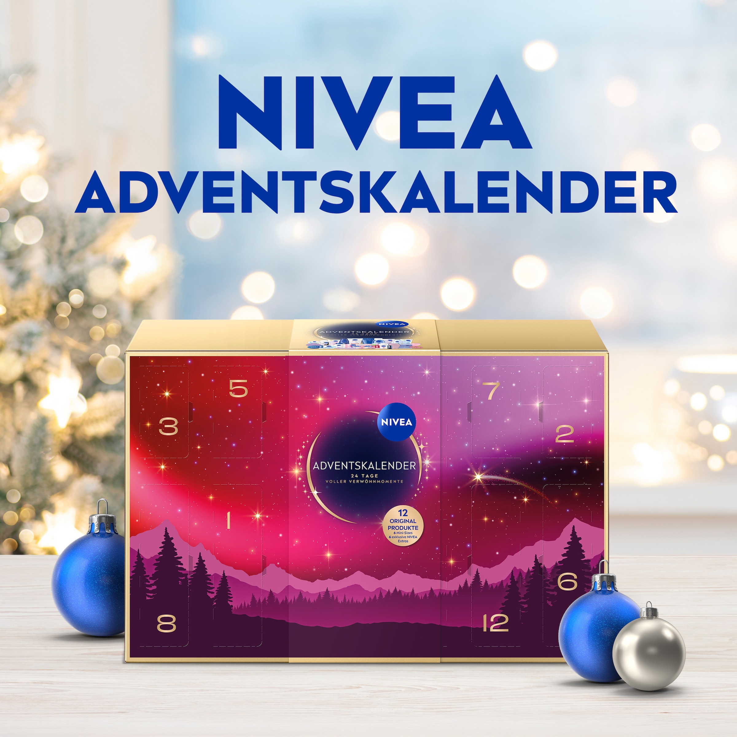 Nivea Adventskalender »NIVEA Adventskalender 2026« ab 14 Jahren Pflege Geschenkset