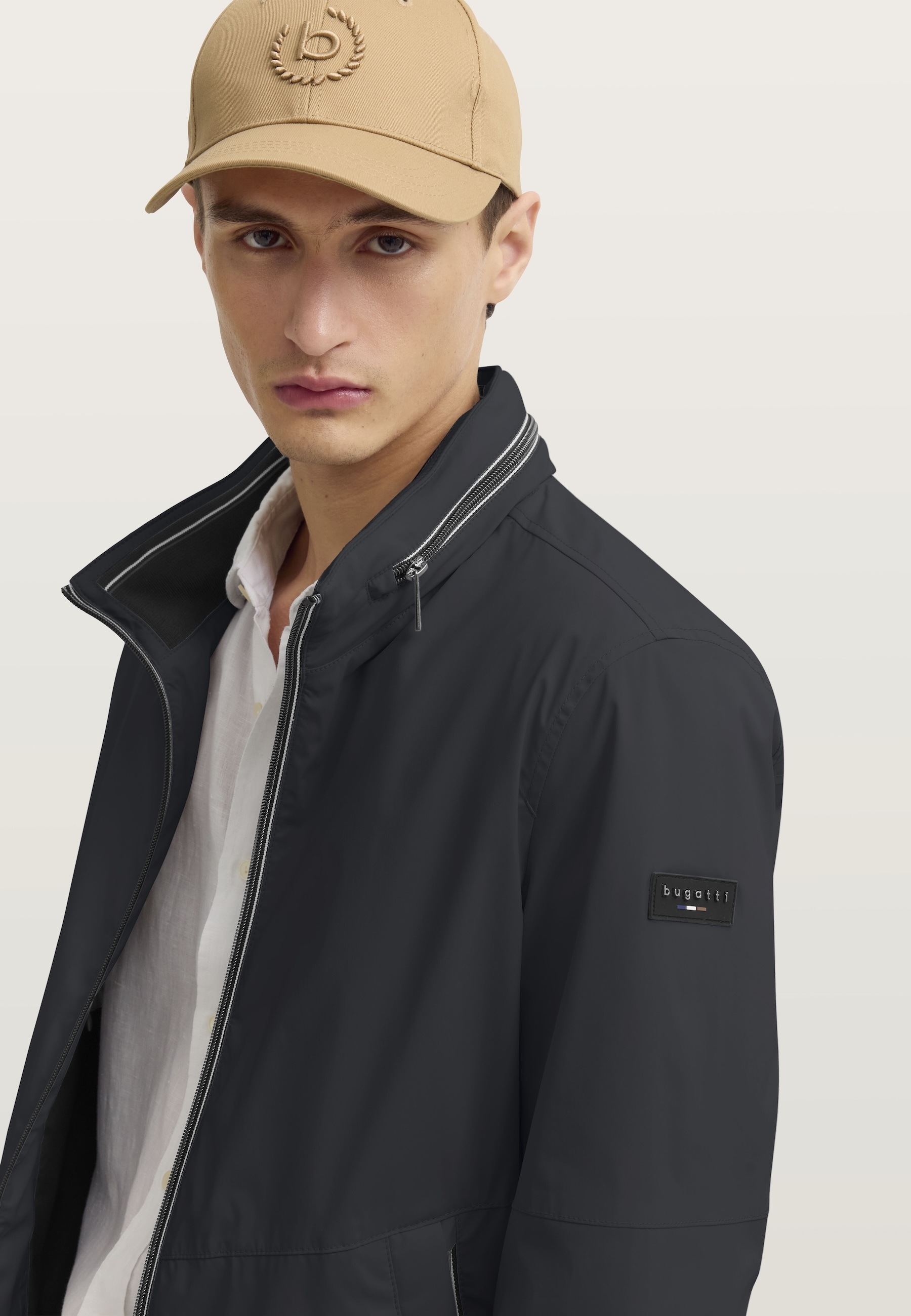 bugatti Blouson »DynamicSeries« Regular Fit wasserabweisend mit Kapuze
