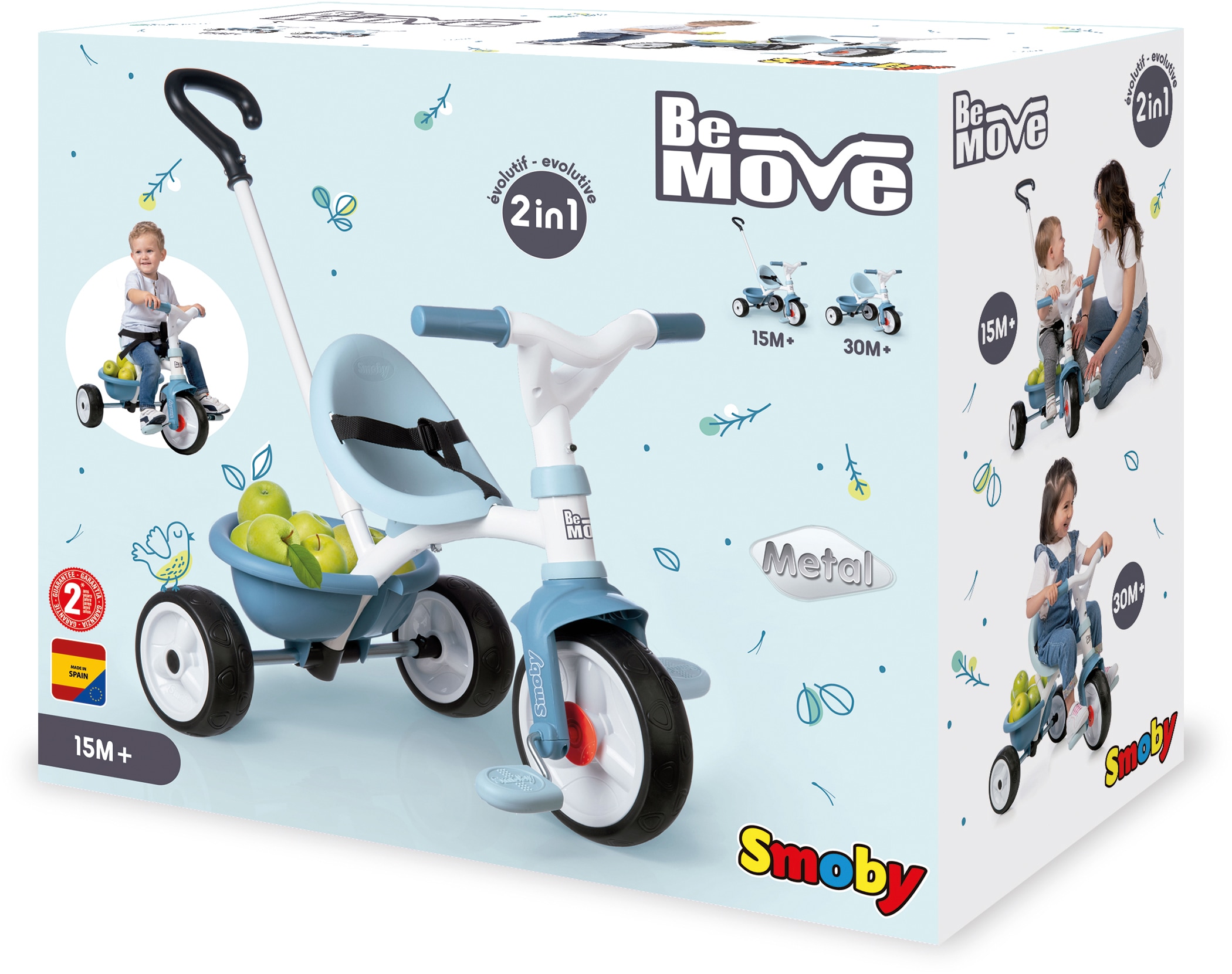 Smoby Dreirad »Be Move, blau«, Made in Europe bestellen bei OTTO | Kinderfahrzeug-Lauflernhilfen