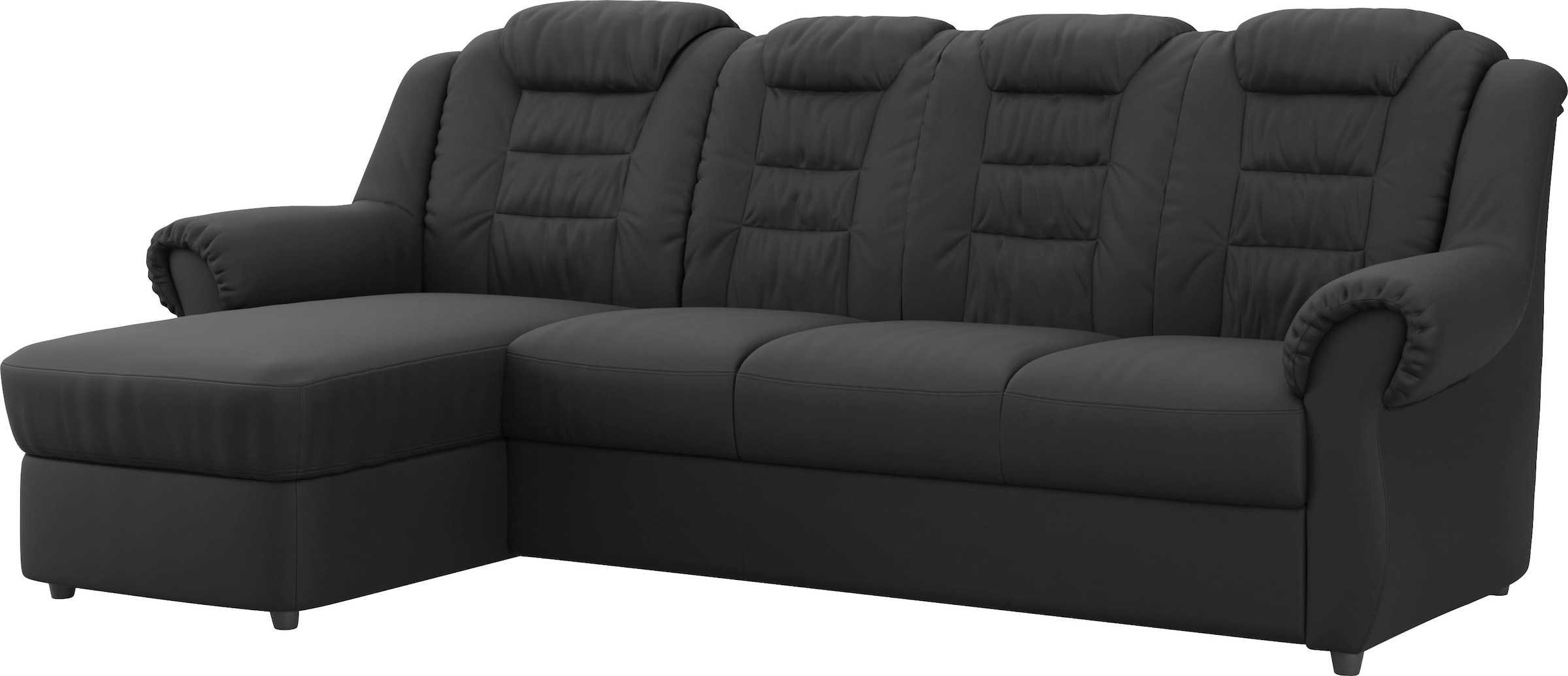 Home affaire Ecksofa »Boston L-Form«, mit hoher Rückenlehne, wahlweise mit Bettfunktion
