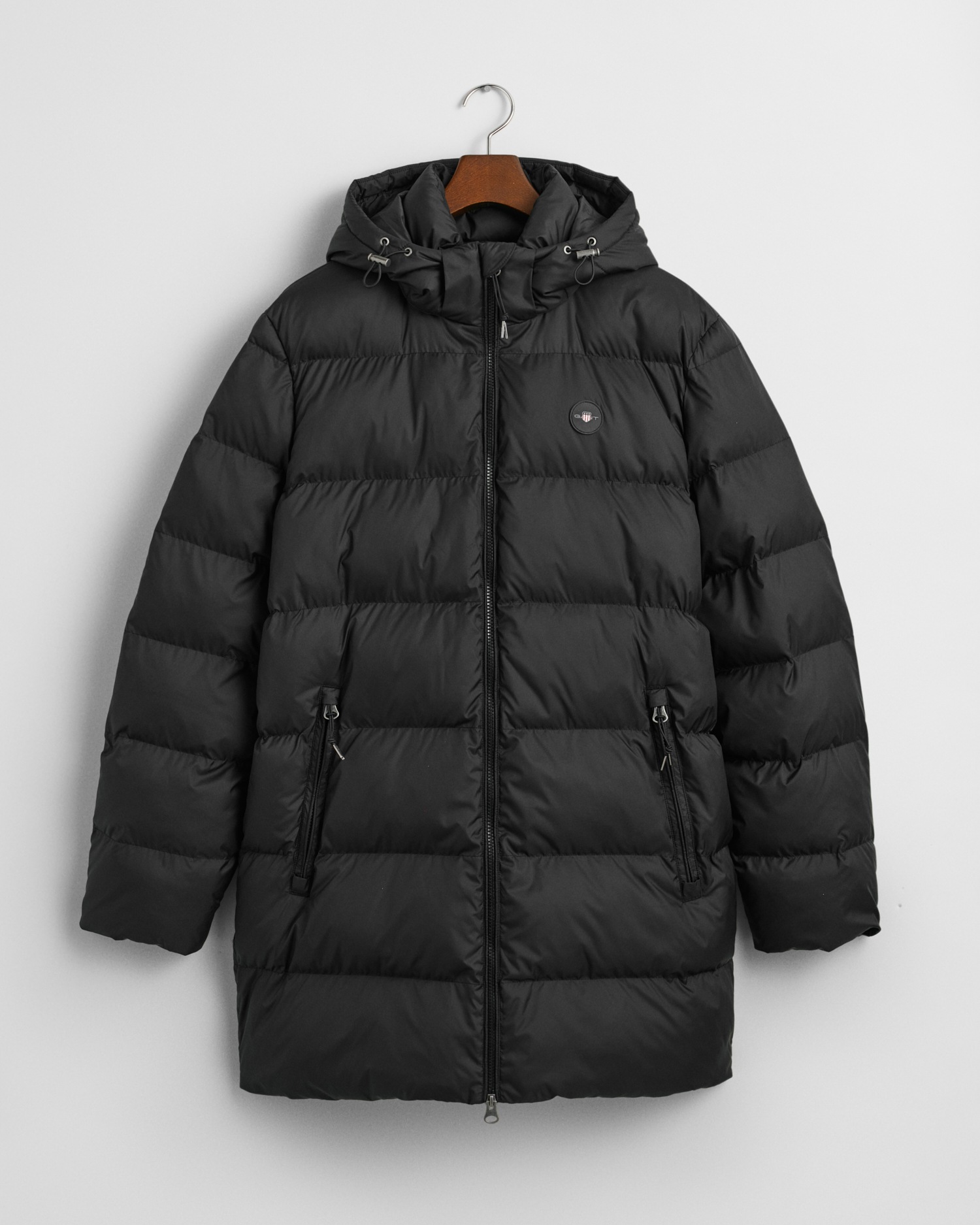 Gant Steppjacke »ACTIVE CLOUD MID LENGTH JACKET«, mit Kapuze