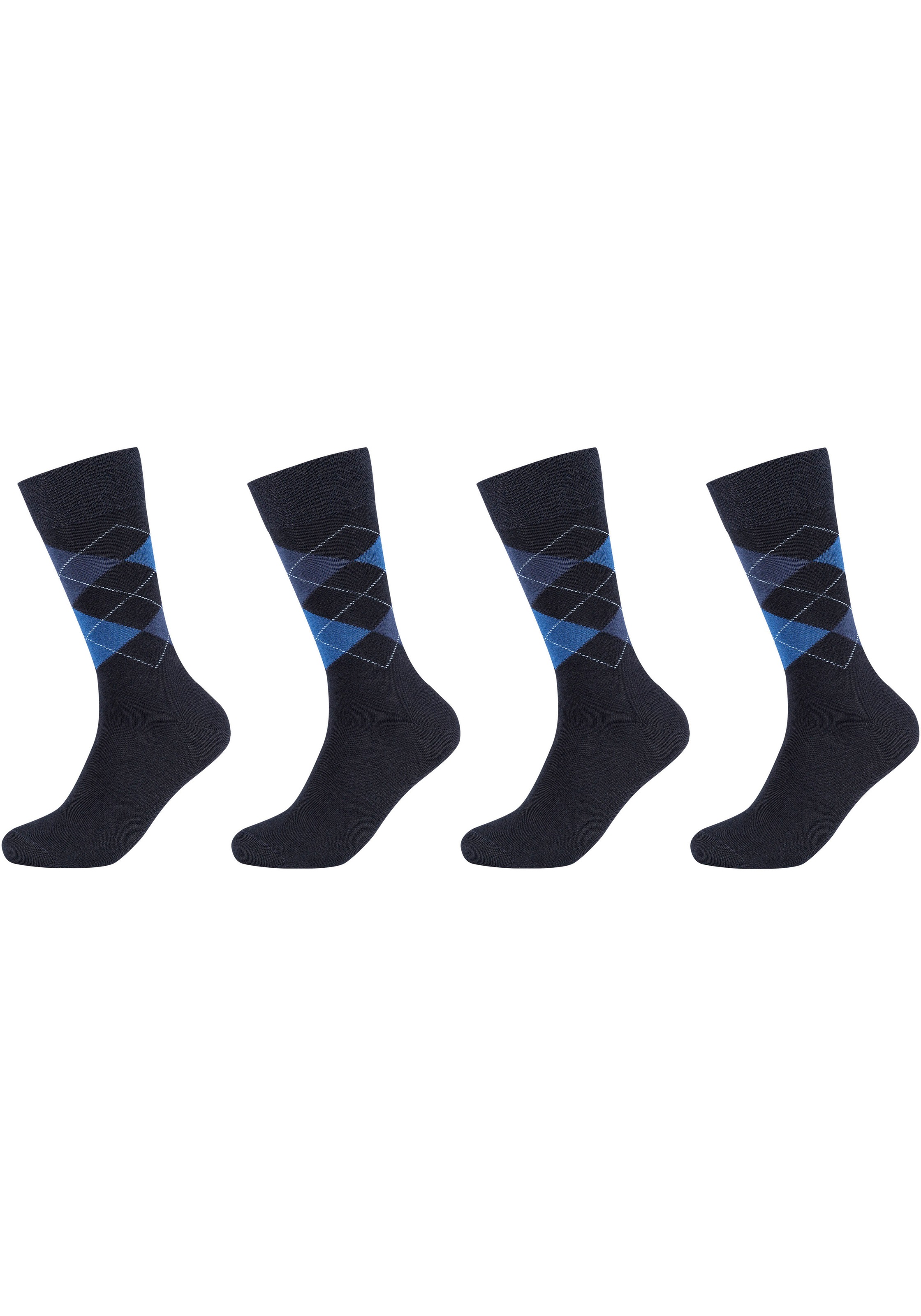 Camano Socken, (4er Pack), mit Komfortbund