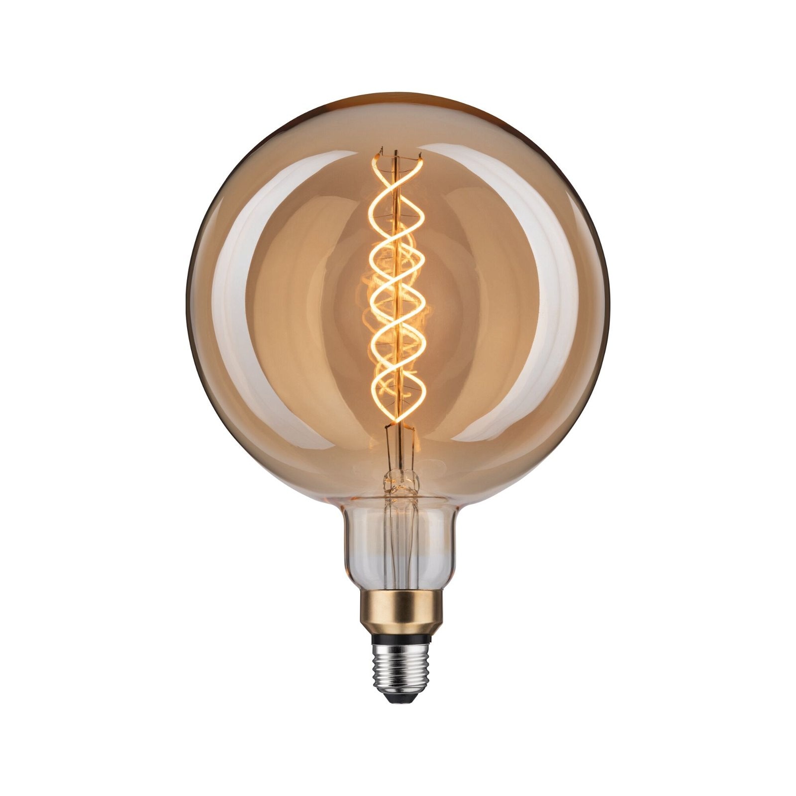 Paulmann LED-Leuchtmittel »BigGlobe 400lm 1800K gold 7W doppel spiral 230V Filament«, 1 St.