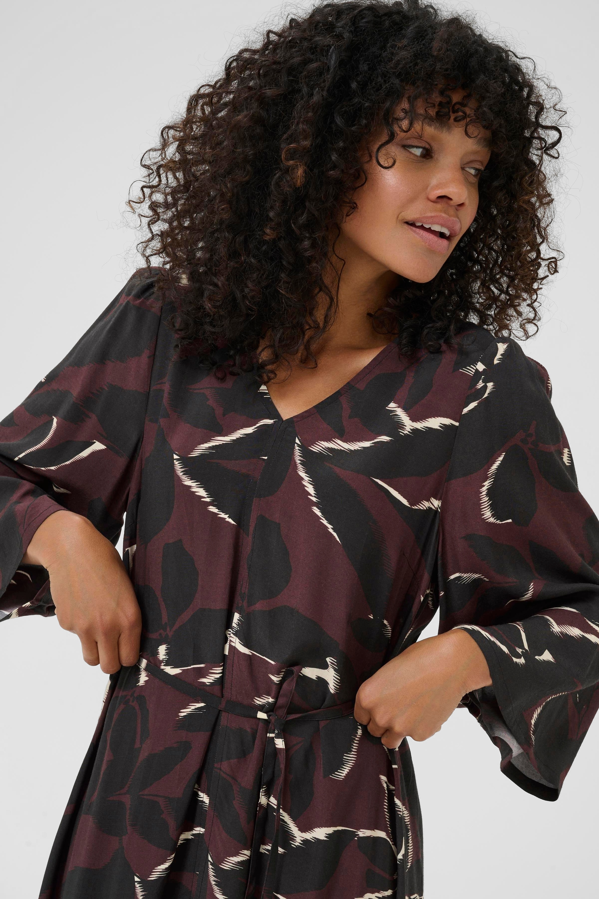 KAFFE Midikleid »Kleid KAmille«