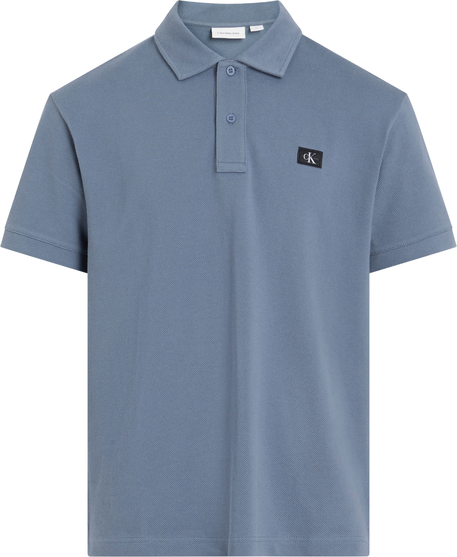 Calvin Klein Jeans Poloshirt »WOVEN LABEL POLO«, Logodruck
