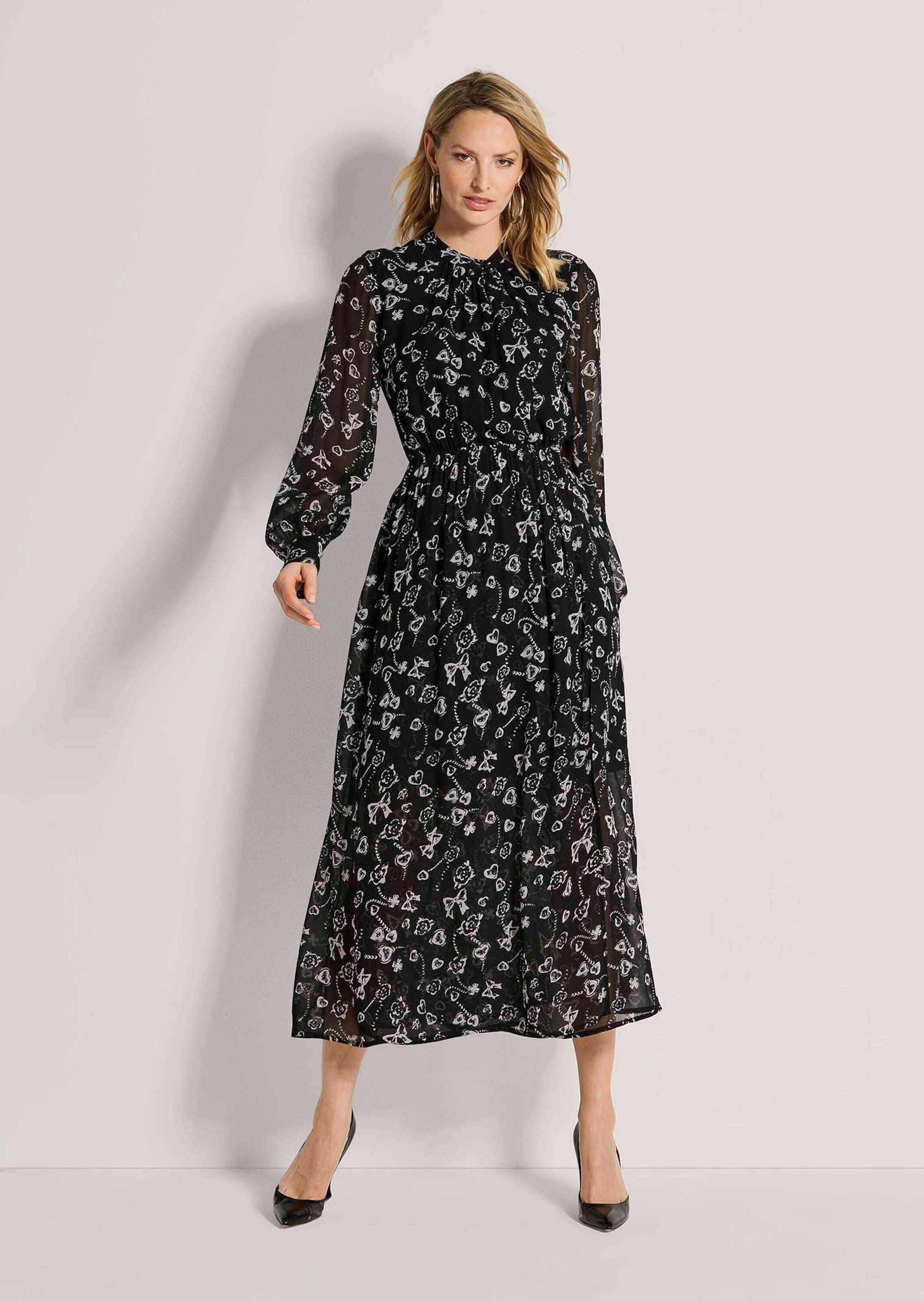 MADELEINE Maxikleid »Kleid Maxikleid in Wickeloptik« Ohne Tasche