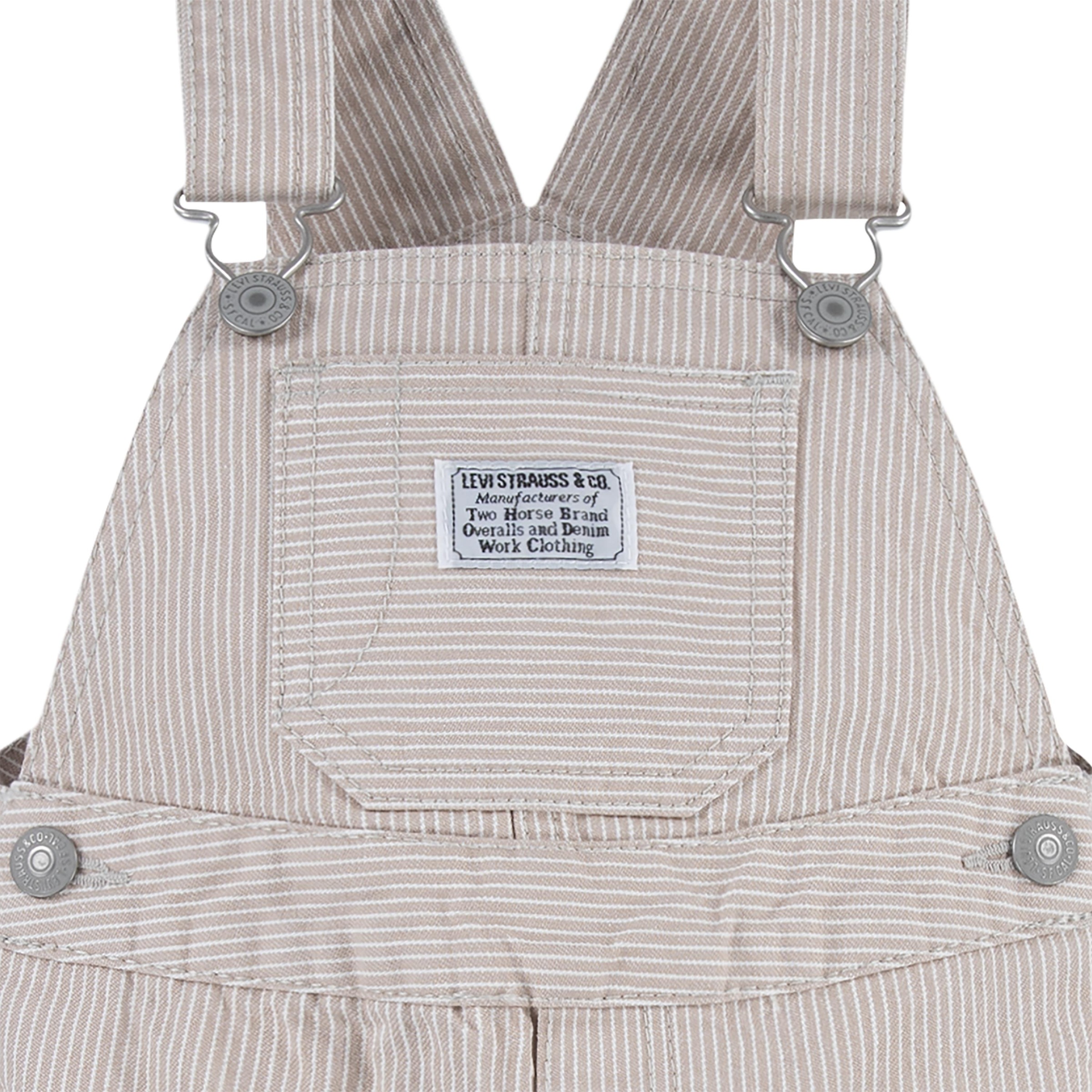 Levi's® Kids Latzhose »LVN RAILROAD STRIPE OVERALL«, for Boys, Baumwoll-Qualität