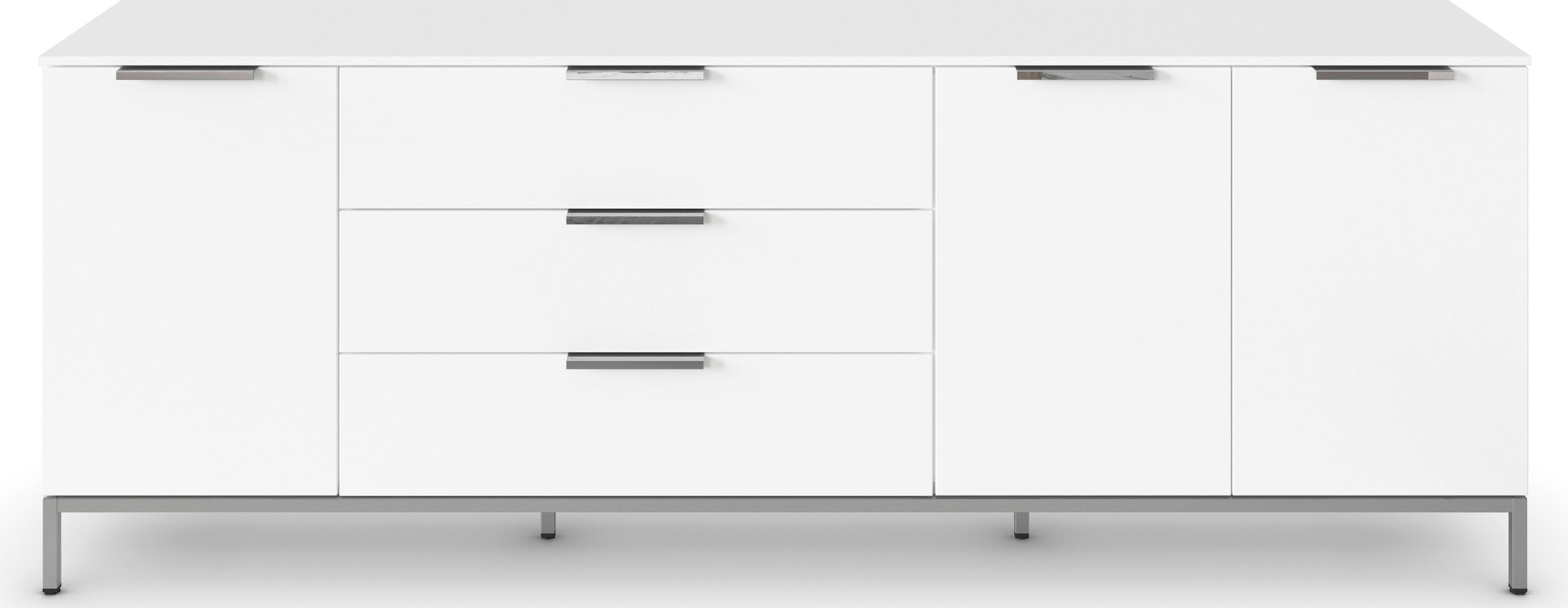 rauch Kombikommode »Kommode Türkommode Sideboard Kombikommode FLIPP« Breite 200 cm mit 2 Einlegeböden,  3-türig mit  3 Schubladen und Soft-Close-Funktion