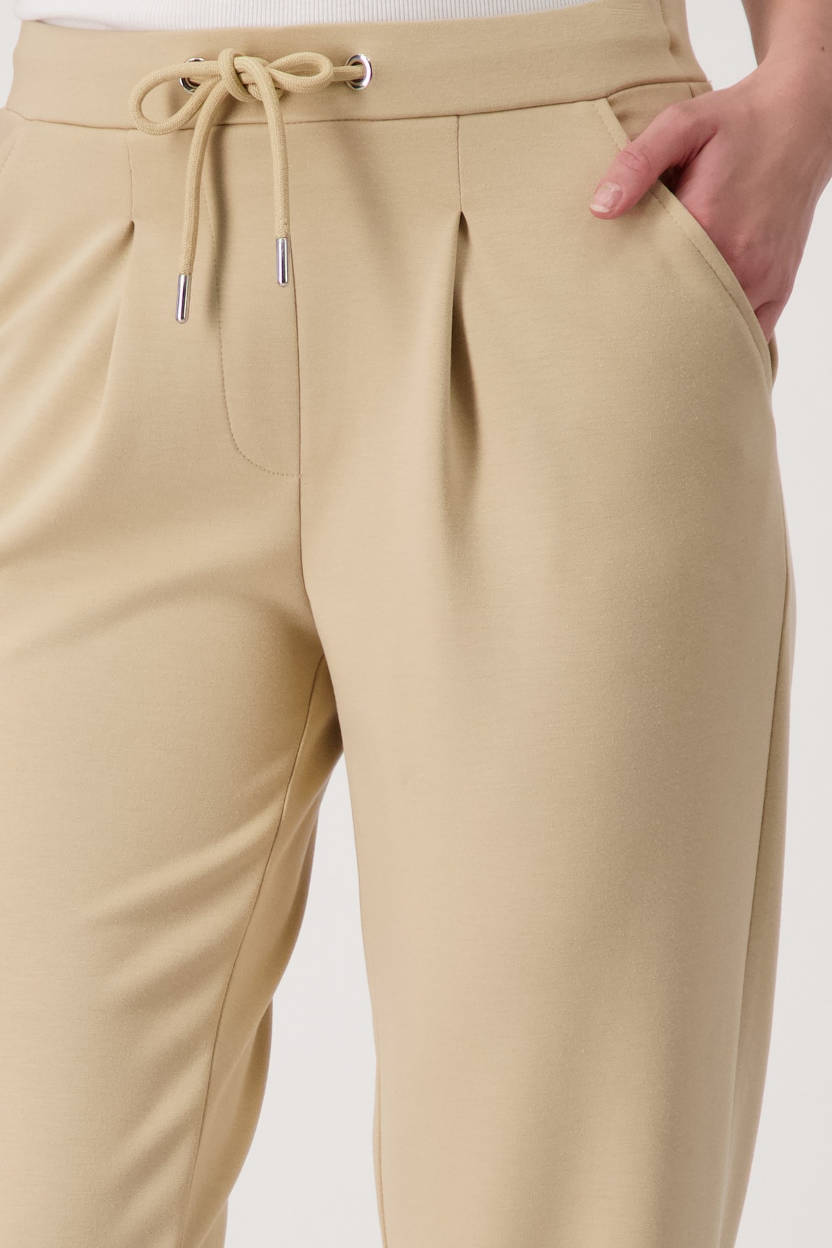Monari Caprihose »Hose Capri 62cm«, Mit Kordelzug