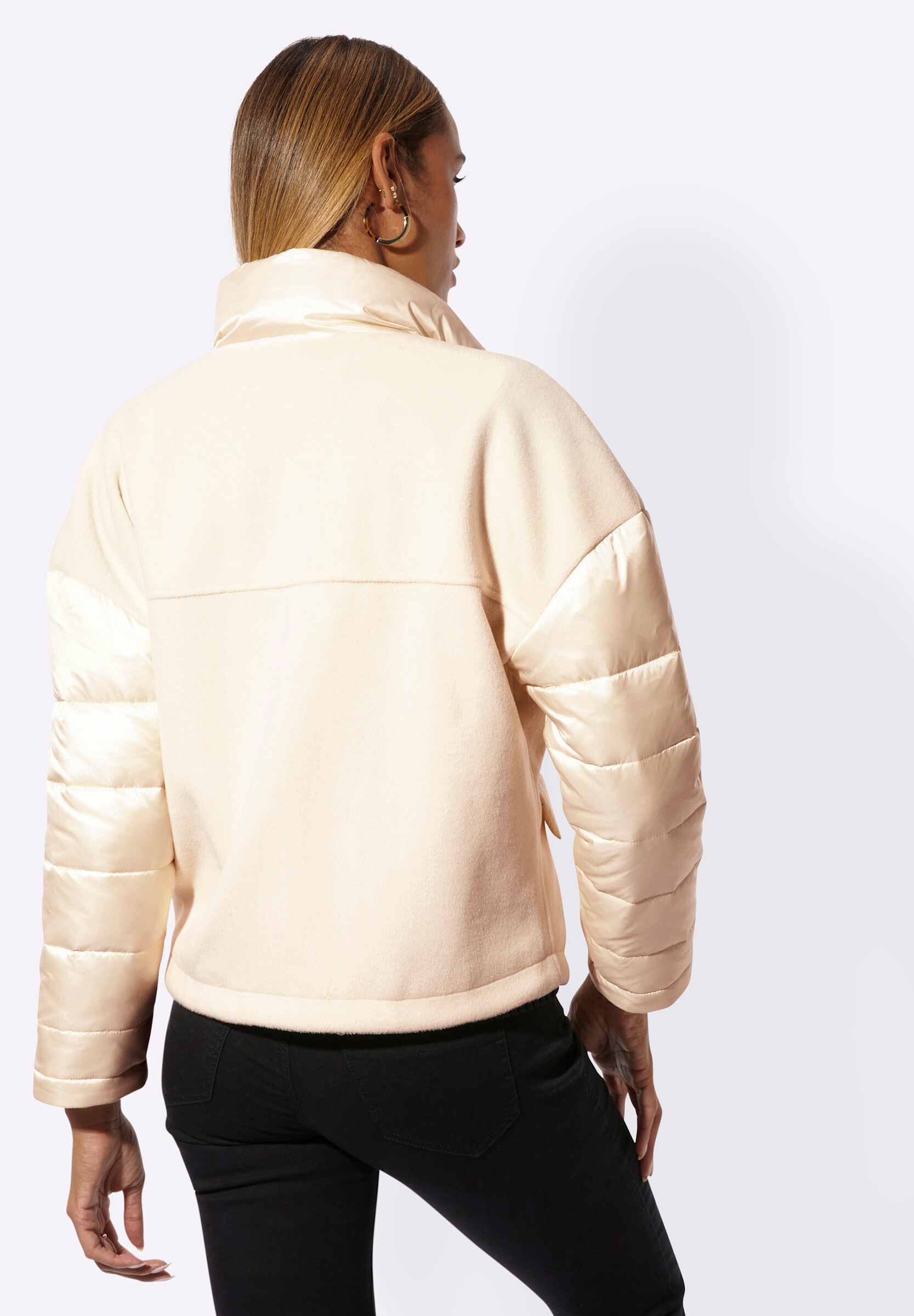 creation L Steppjacke »Jacke Kurzjacke im lässigen Schnitt« ohne Kapuze