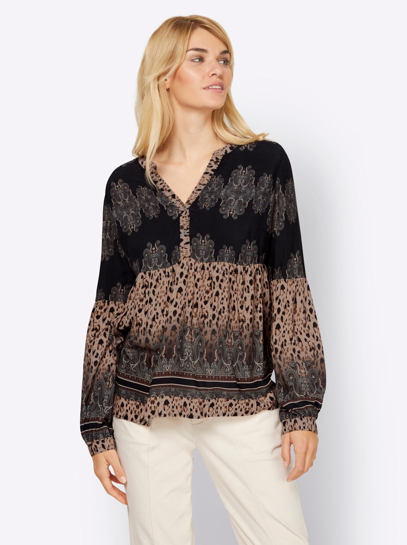 heine Druckbluse