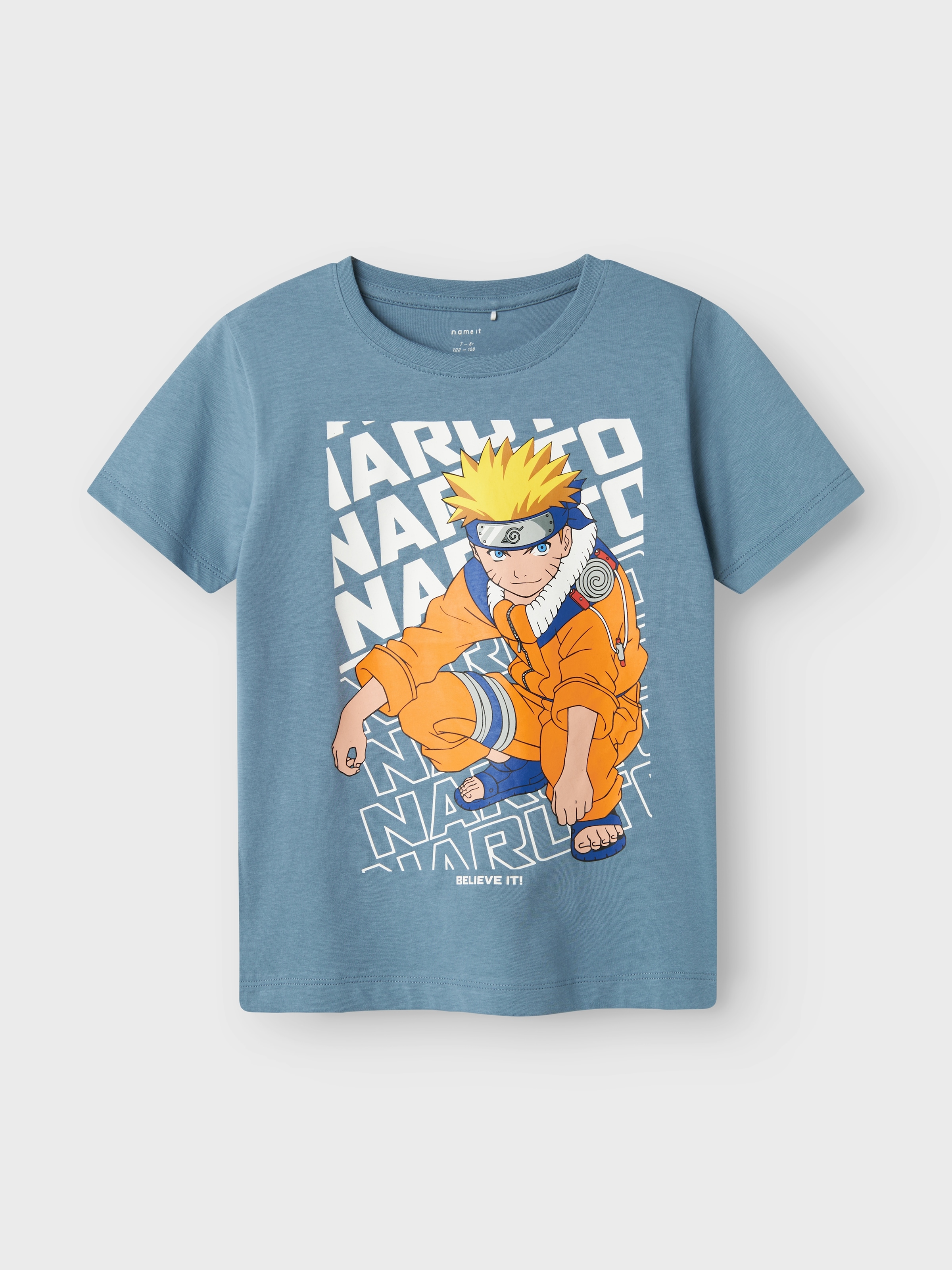 Name It T-Shirt »NKMFUKAS NARUTO SS TOP SKY«, mit großem Naruto-Frontdruck