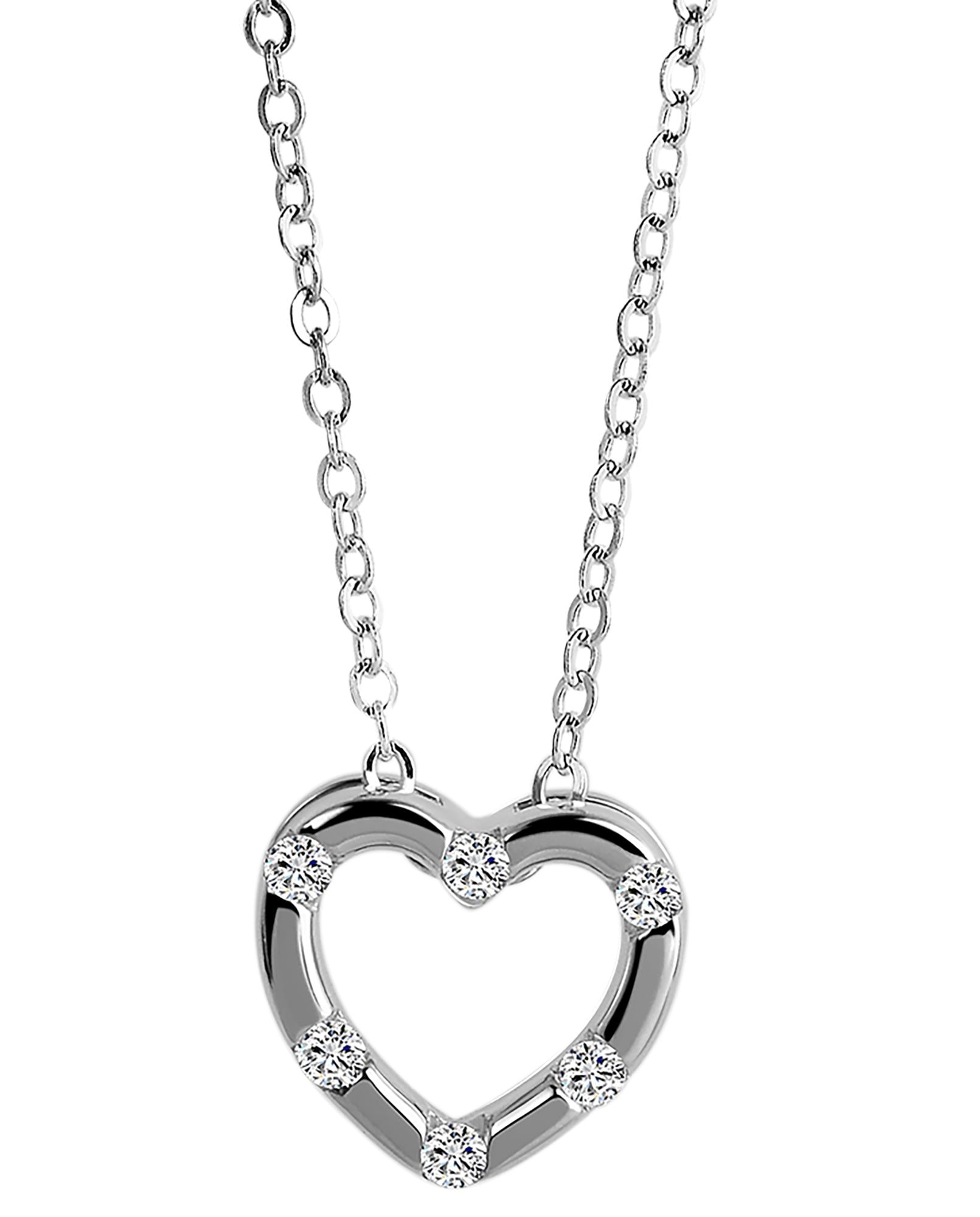 Adelia´s Kette ohne Anhänger »Damen Halskette mit Anhänger ¿ Herz aus 925 Silber«