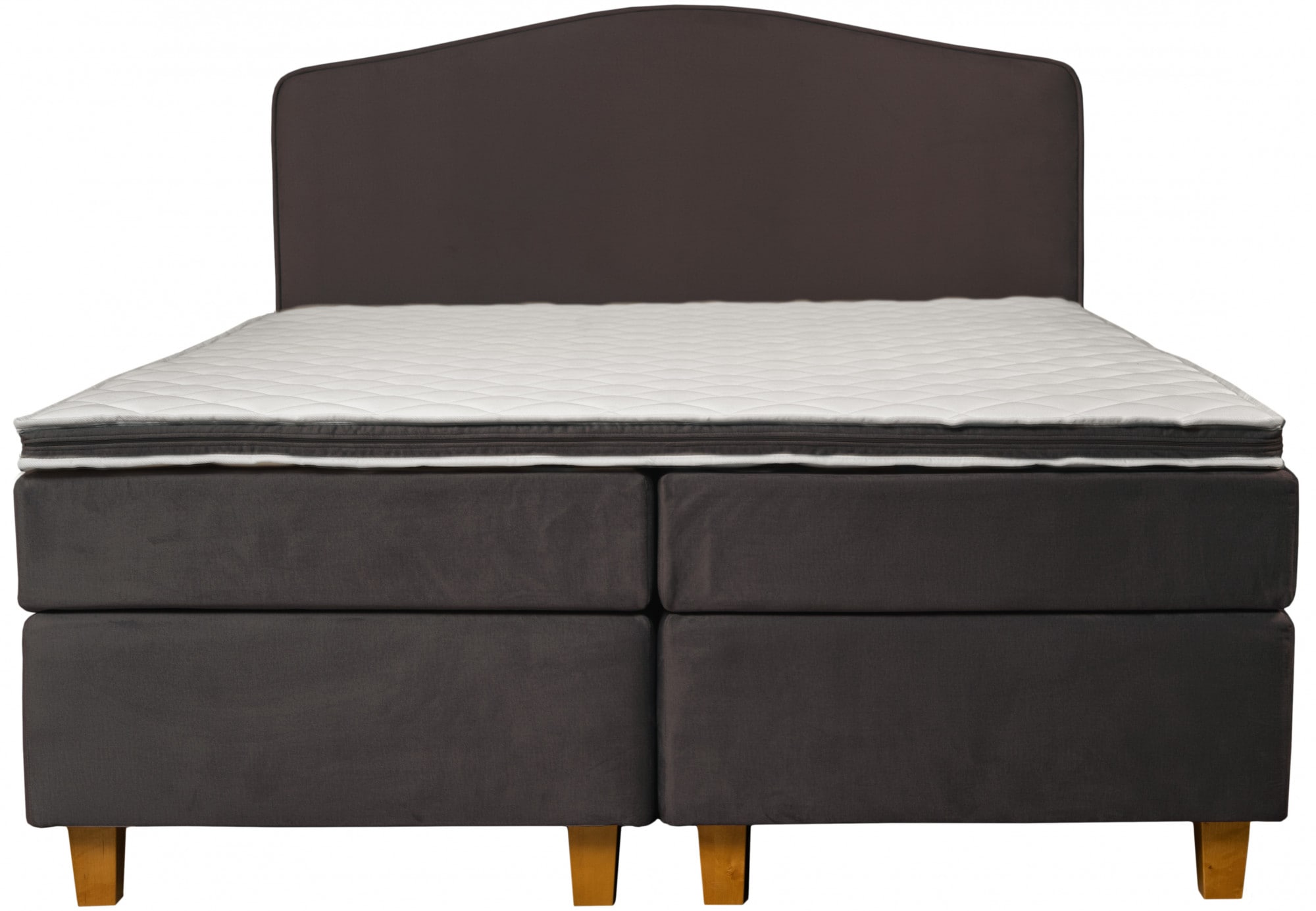 INOSIGN Boxspringbett »Jalma« Füße aus massiver Birke ; Inkl. Topper