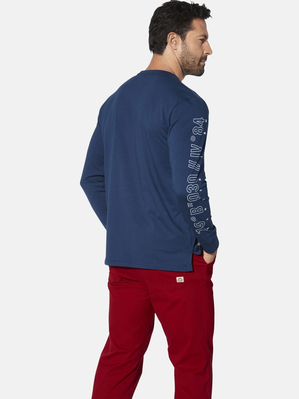 Jan Vanderstorm Langarm-Poloshirt »Langarmshirt WINHOLM«