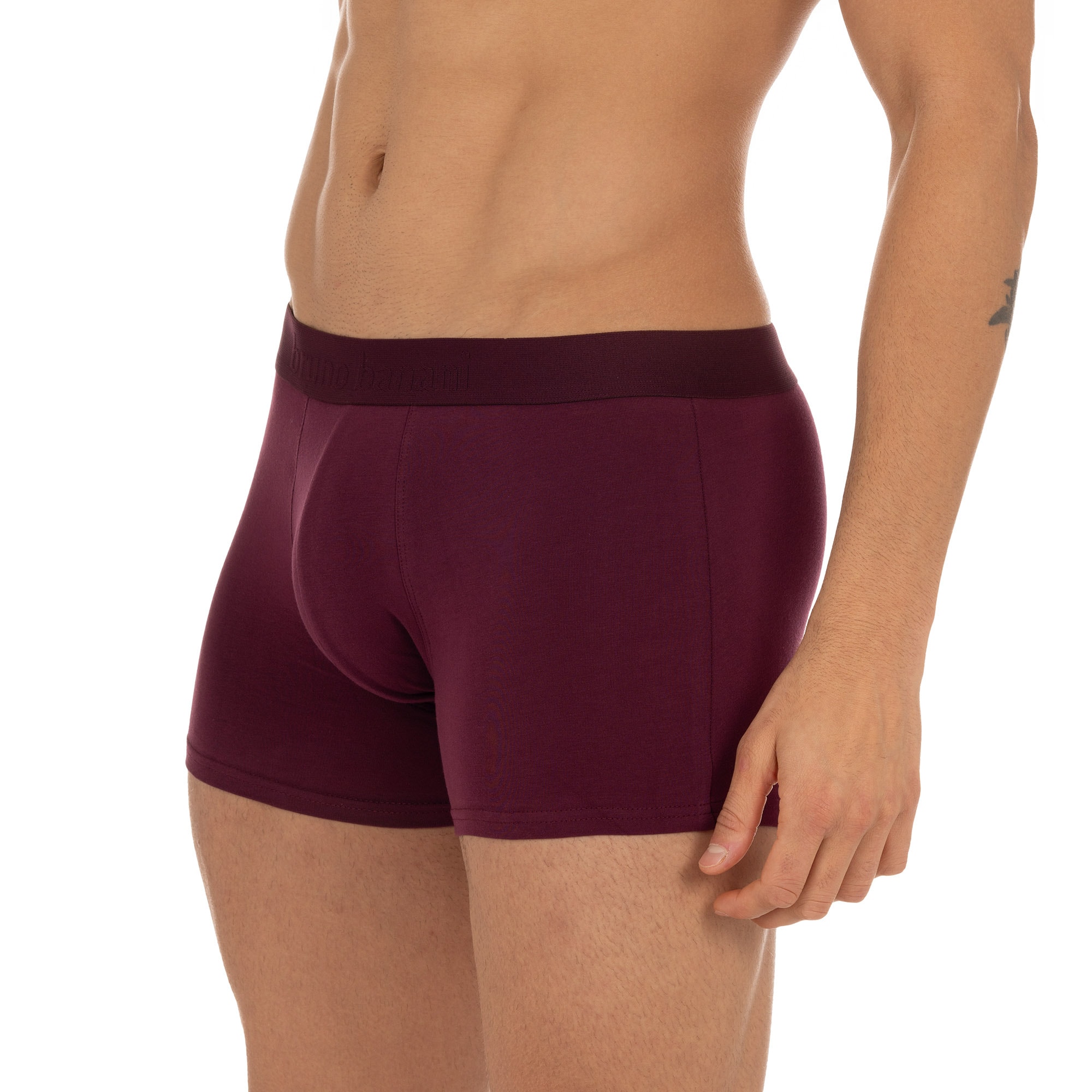 Bruno Banani Boxershorts »FLOWING«, (2er Pack), mit kontrastfarbenem Bündchen