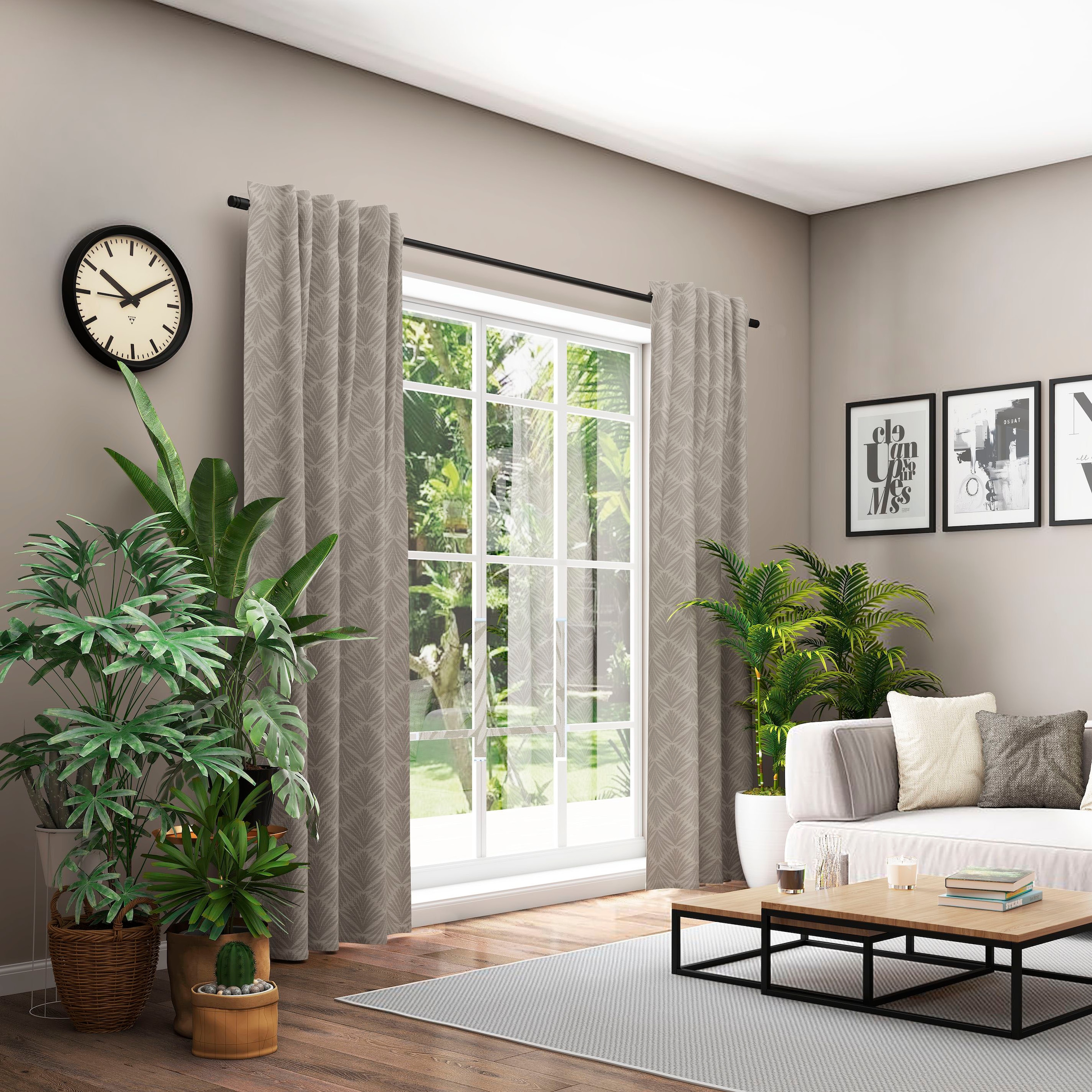 Neutex for you! Vorhang »Como«, (1 St.), moderne Klassik