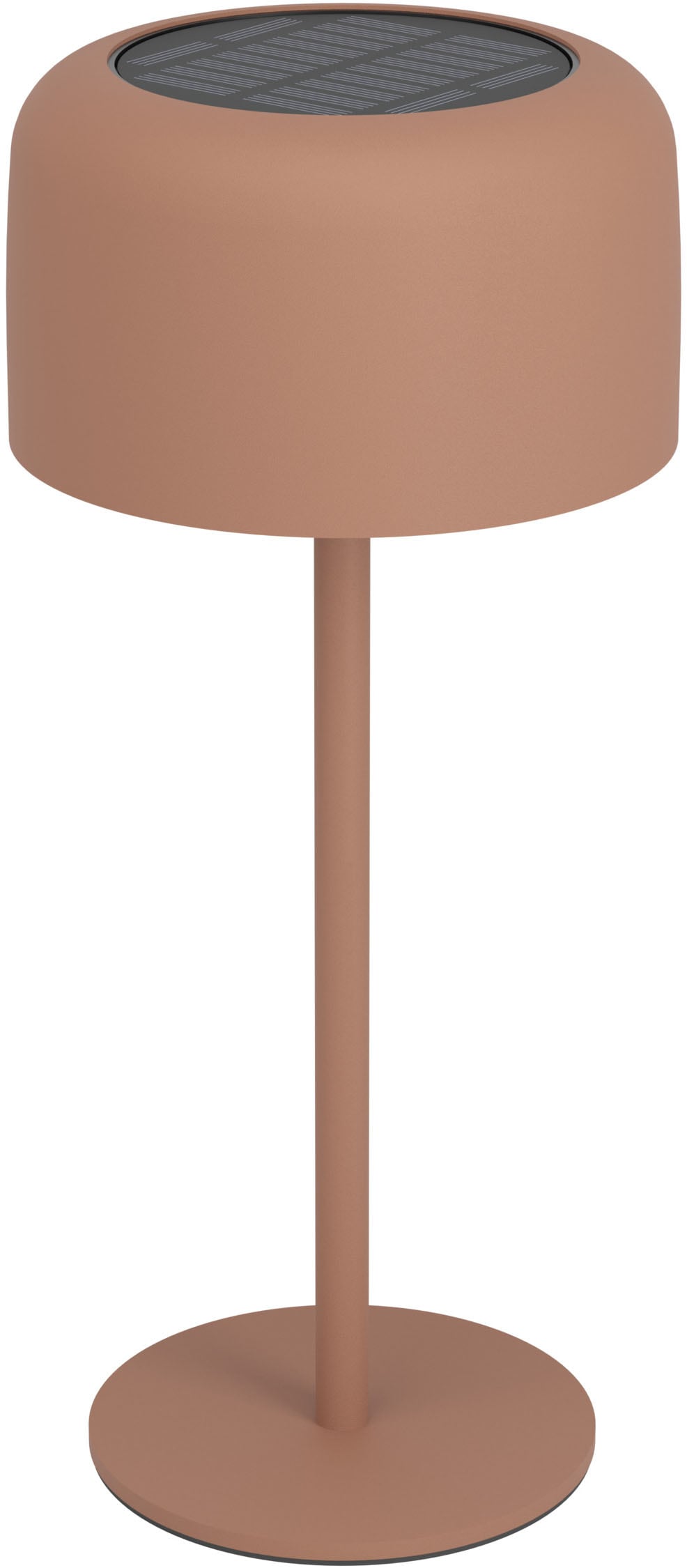 EGLO Tischleuchte »ROCCANOVA Tischlampe - Stahl - SOLAR-LED - 2,8W - IP44« LED-Modul 1 Stk. Warmweiß Solarleuchte, Außentischleuchte, Akku, Leselampe, H30 x Ø13,5 cm