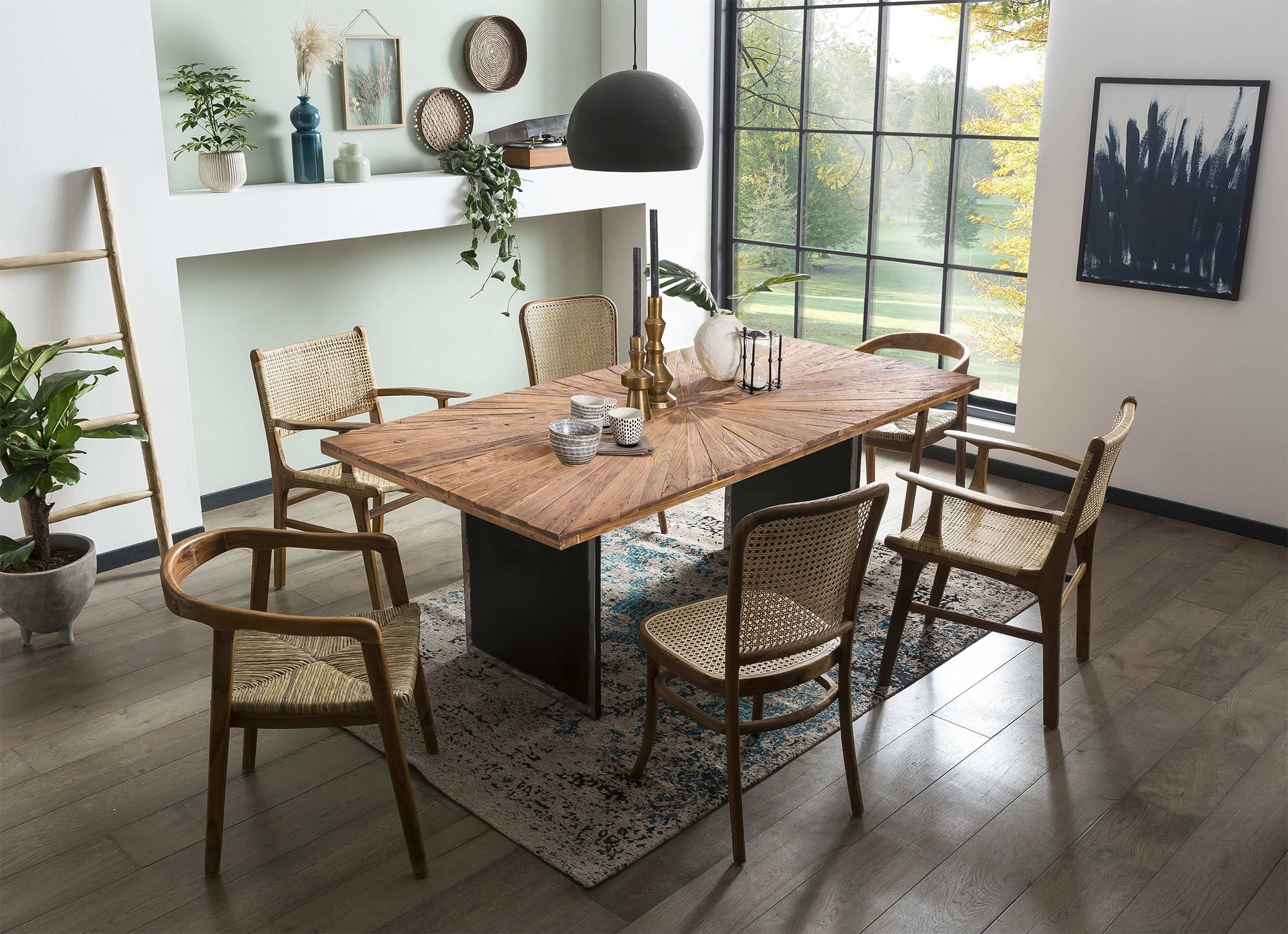 INOSIGN Esstisch, (1 St.), mit extravagantem Sonnendesign