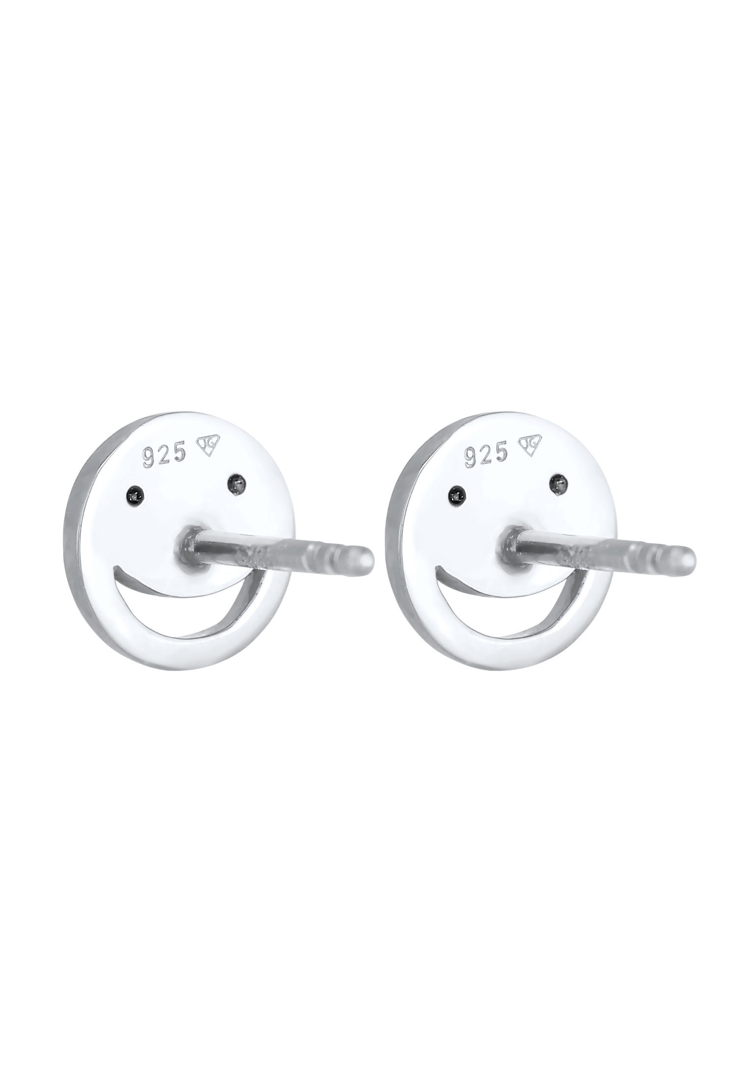 Elli Paar Ohrstecker »Ohrringe Smiling Zirkonia 925 Silber«