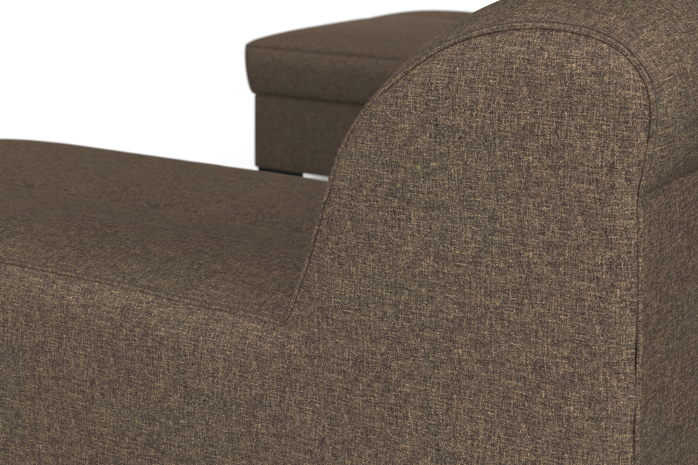 INOSIGN Wohnlandschaft »Balme, moderne Formensprache, zeitloses Design, U-Form«, Inkl. Zierkissen, wahlweise mit Bettfunktion