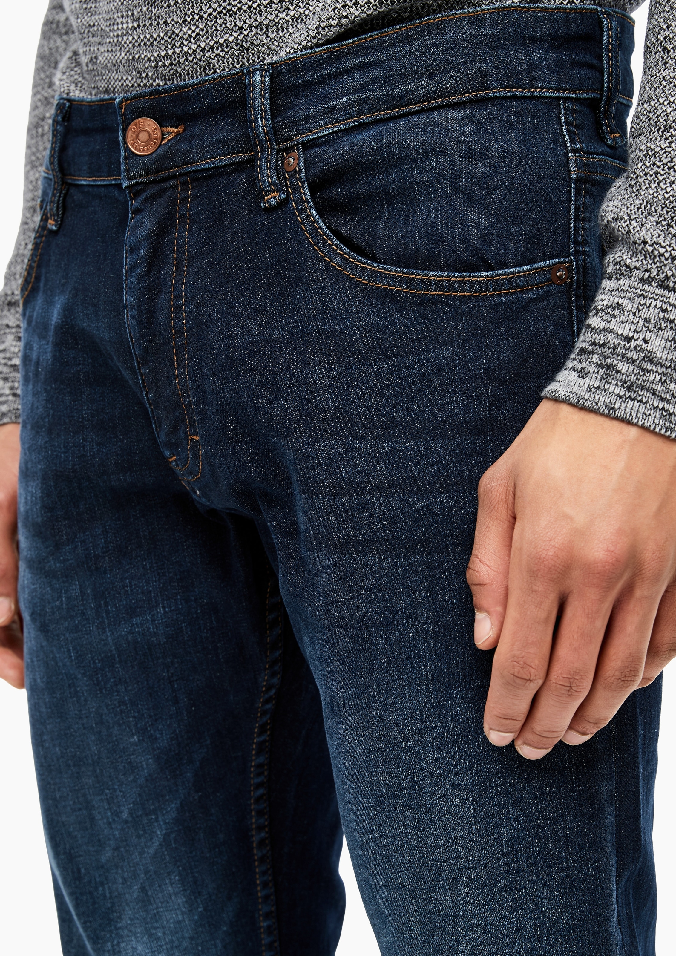 QS Slim-fit-Jeans im Five-Pocket Style