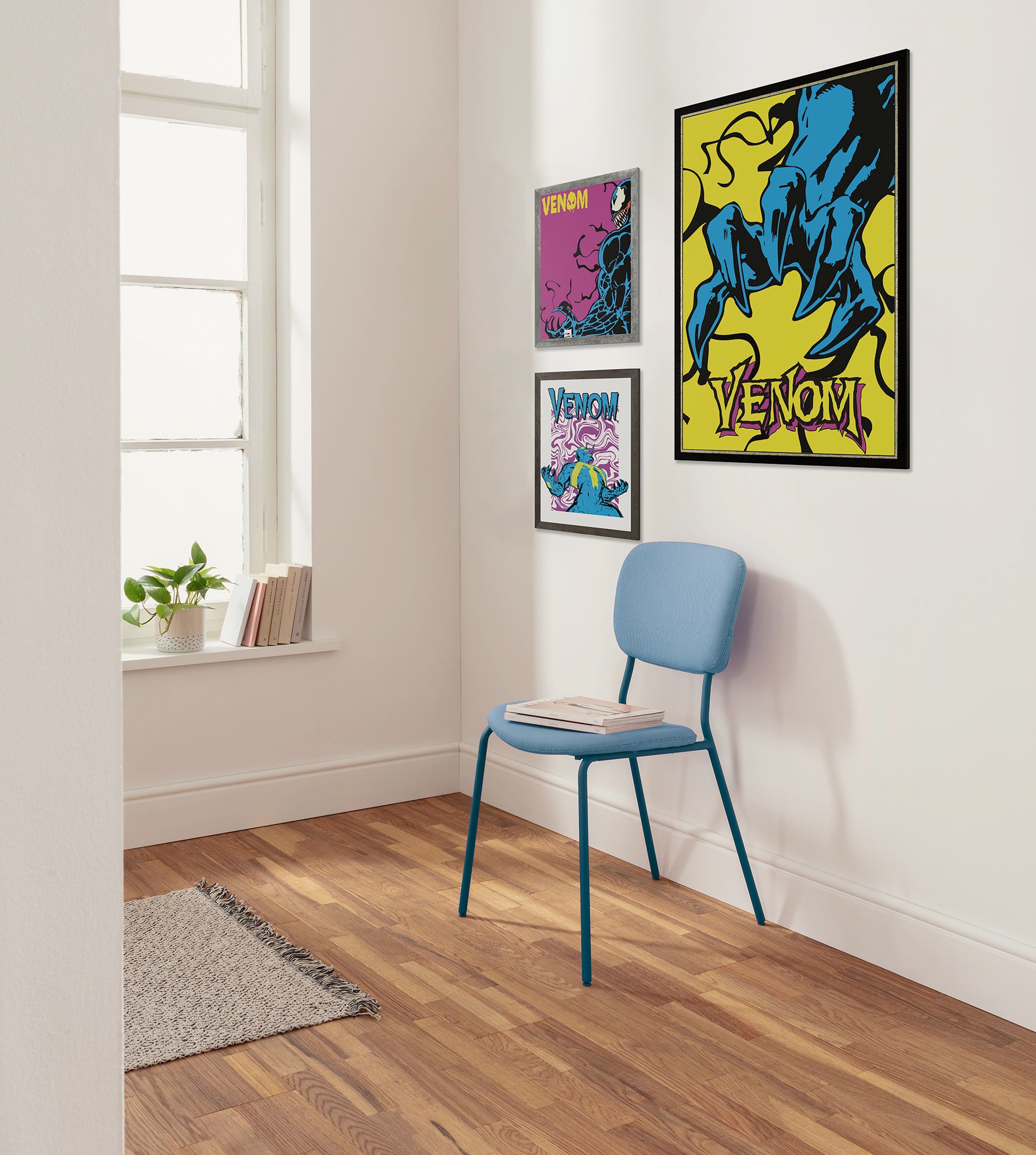 Komar Wandbild »Marvel Venom Colourful Scream«, Disney, (Set, 1 St.), 30 x 40 cm (Breite x Höhe) - Kinderzimmer, Dekoration