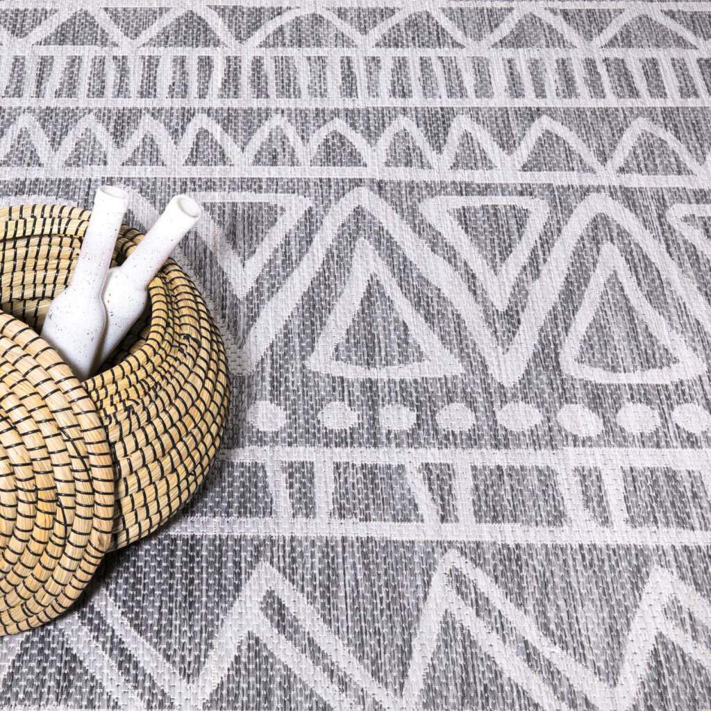 Carpet City Outdoorteppich »Outdoor 476«, rechteckig, 5 mm Höhe, Läufer, UV-beständig, Flachgewebe, auch quadratisch, In- und Outdoor