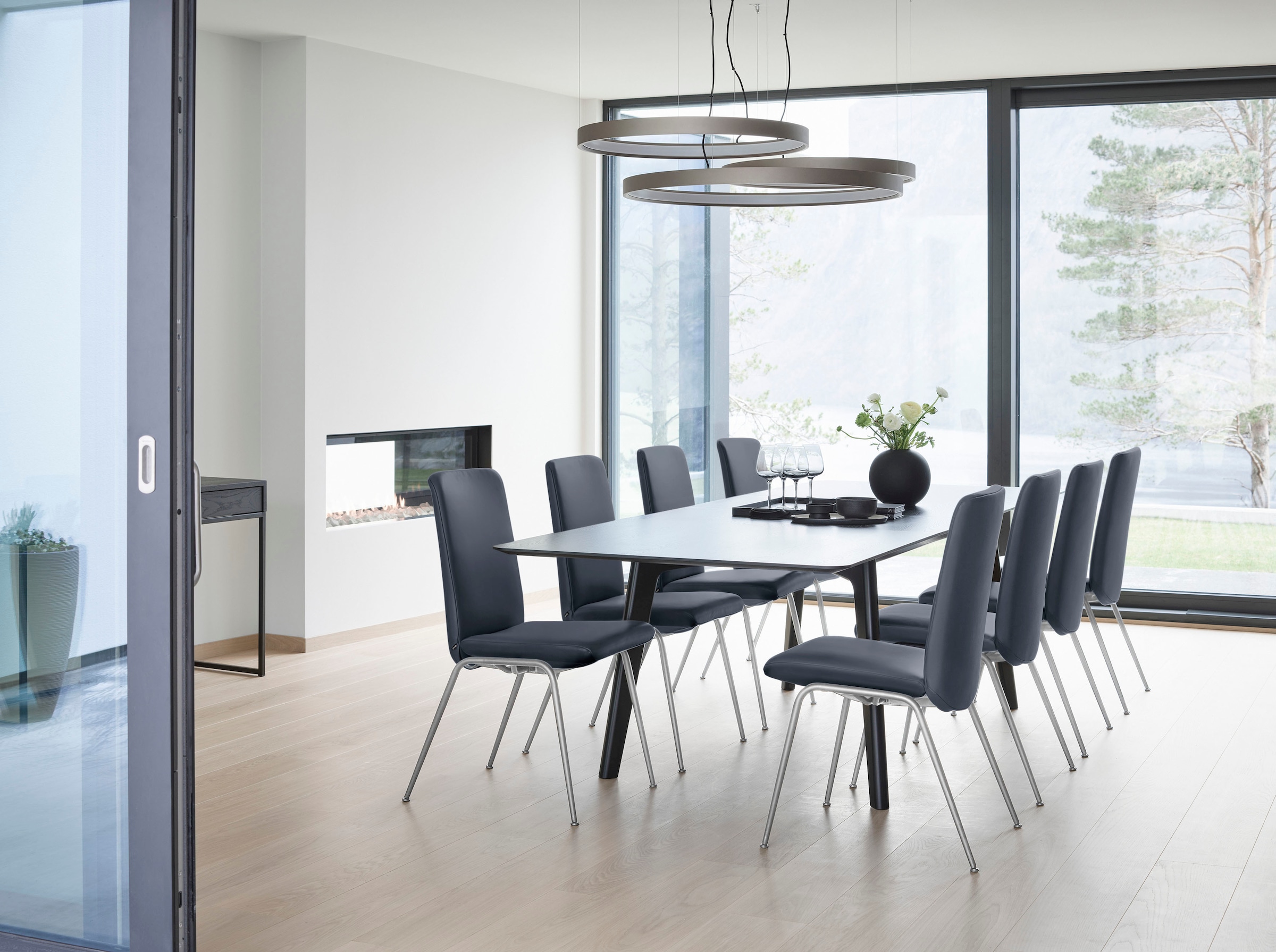 Stressless® Polsterstuhl »Laurel«, Leder PALOMA, Low Back, Größe L, mit Beinen aus Stahl in Chrom glänzend