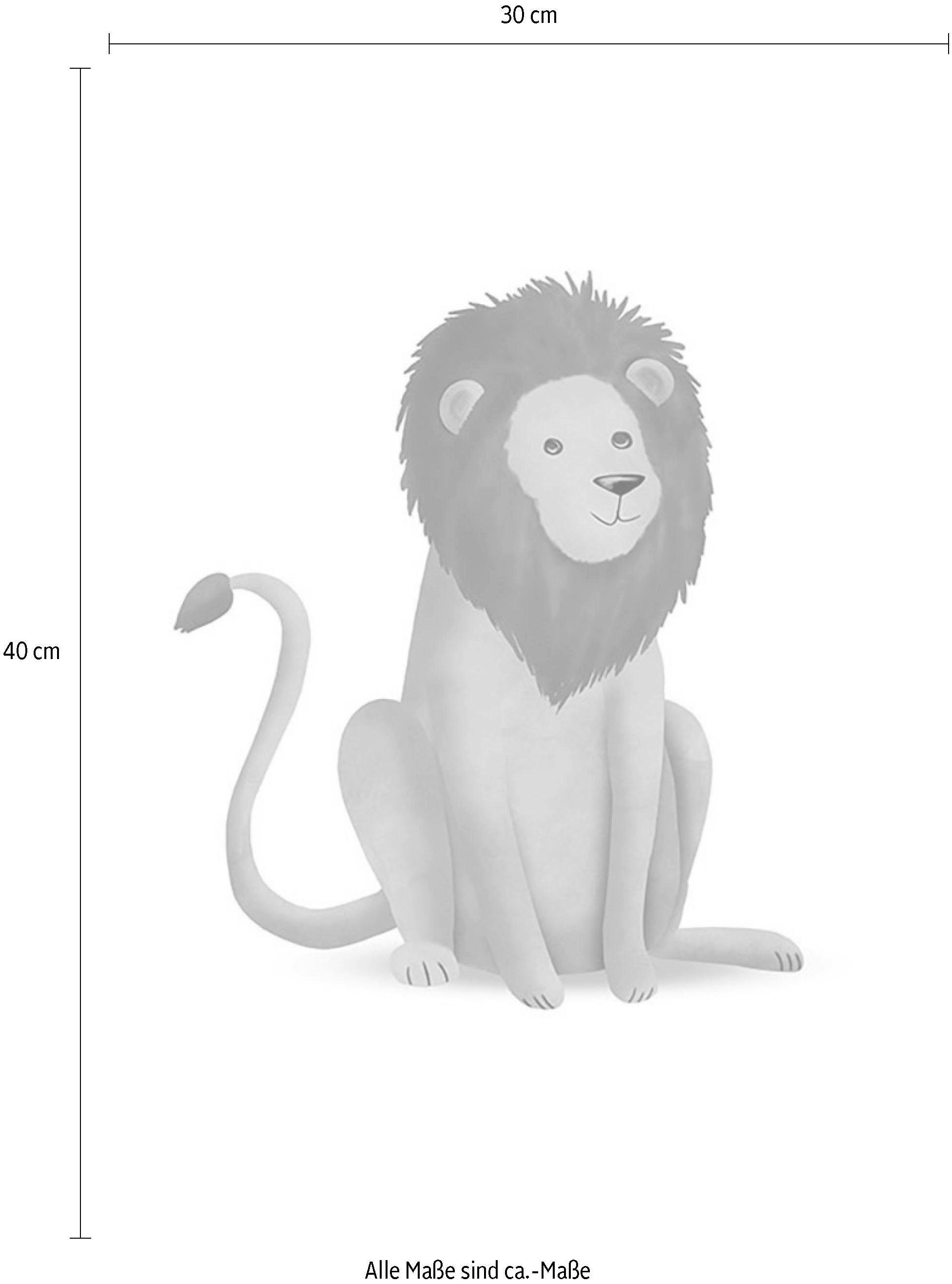 Komar Bild »Cute Animal Lion«, Tiere, (1 St.), Wandbild zur Dekoration - ohne Rahmen
